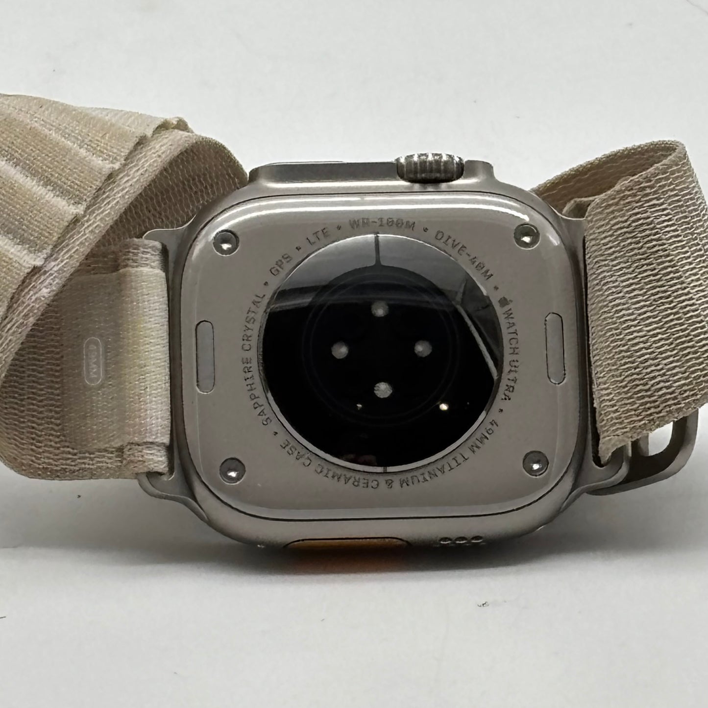 Unlocked Apple Watch Ultra 49MM Natural Titanium Starlight Alpine Loop NNH83LW/A