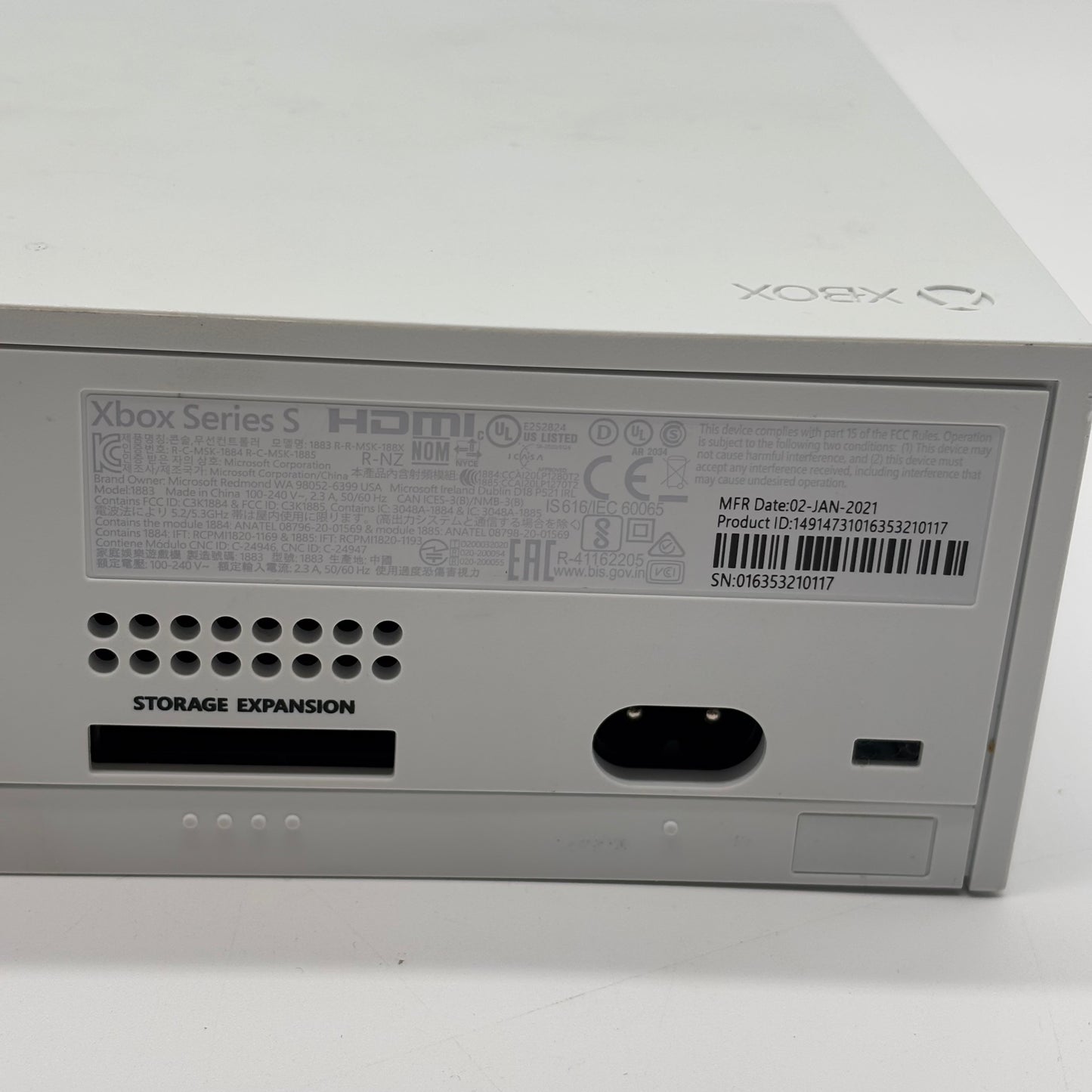 Microsoft Xbox Series S 512GB Console White 1883