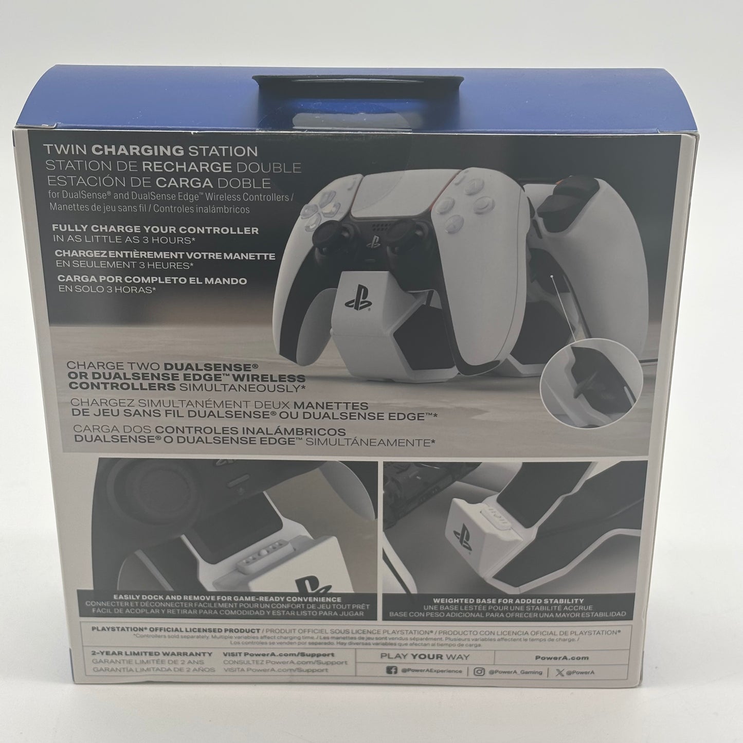New PowerA Twin Charging Station For DualSense PS5 Controller