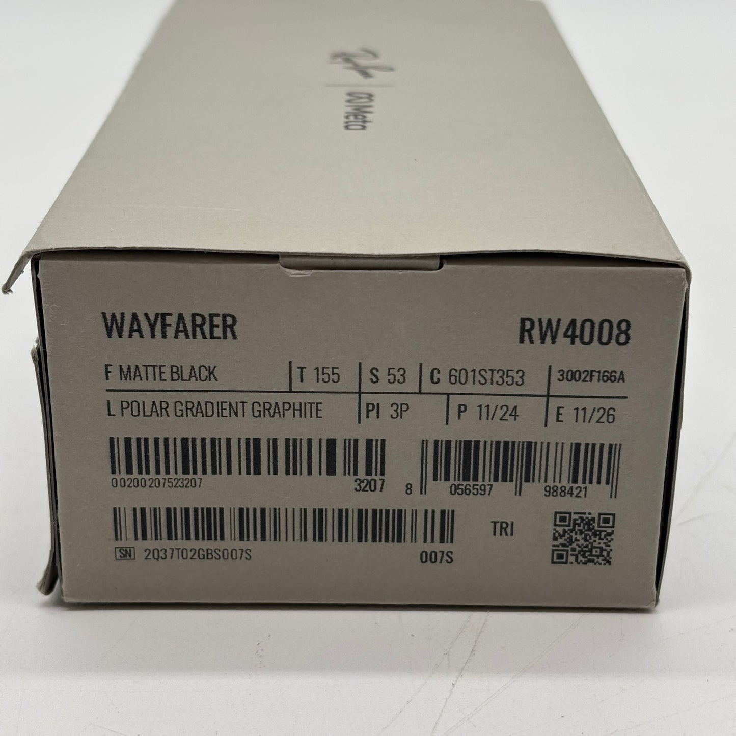 Meta Ray-Ban Wayfarer Smart Sunglasses RW4008