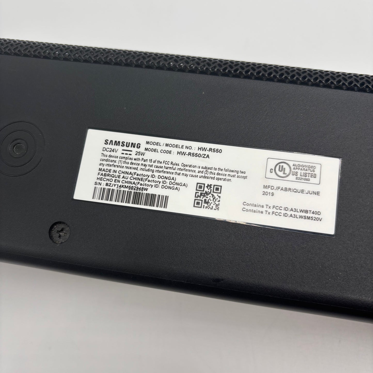 Samsung HW- R550 Smart Soundbar Black HW-R550