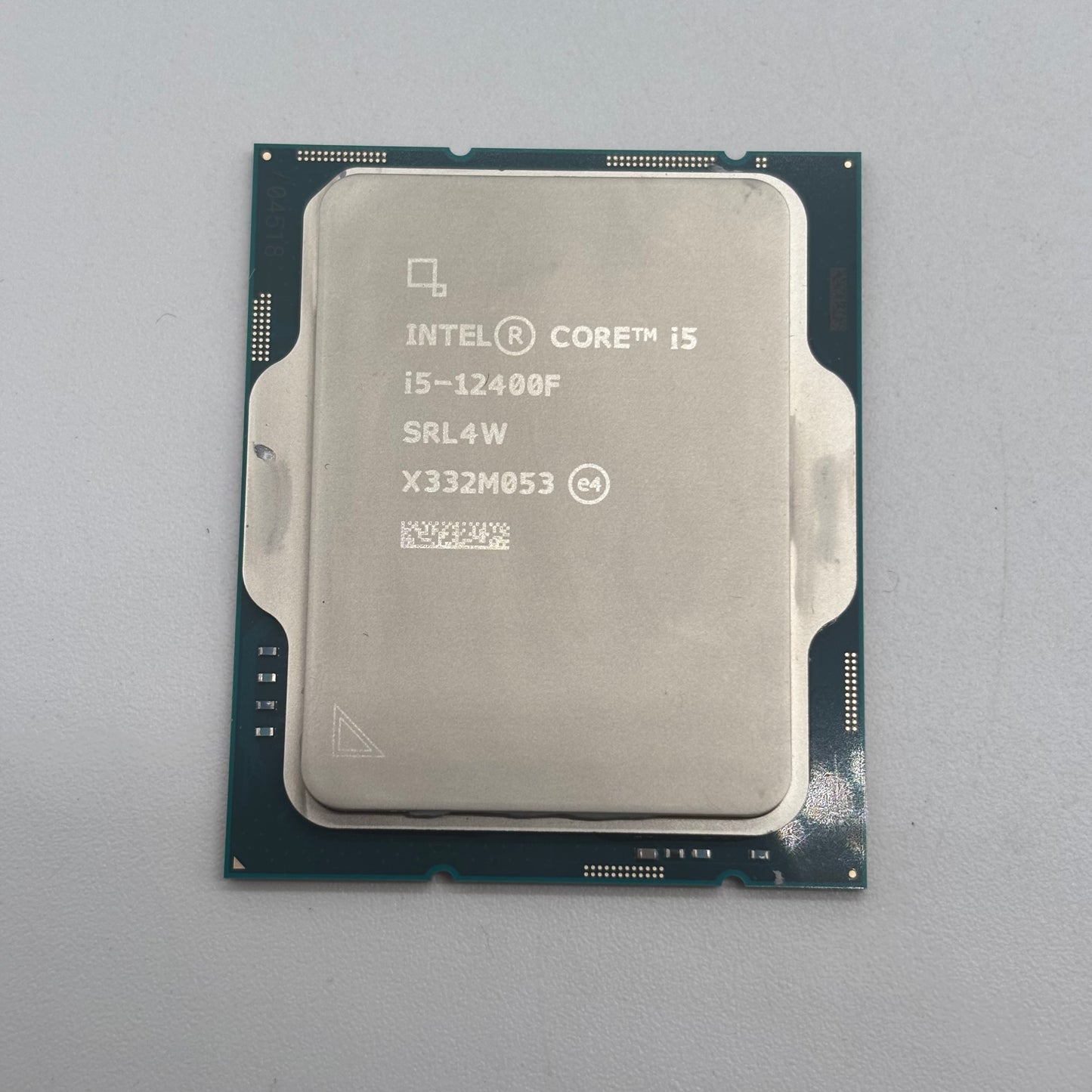Intel Core i5-12400F 2.50GHz 6 Core SRL4W 12 Thread LGA 1700