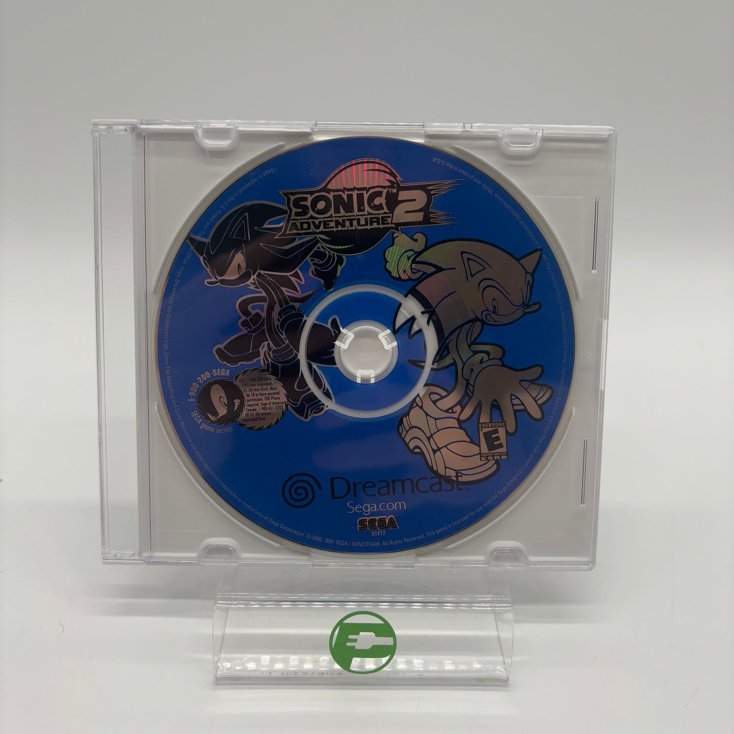 Sonic Adventure 2 (Sega Dreamcast, 2001) Disc Only