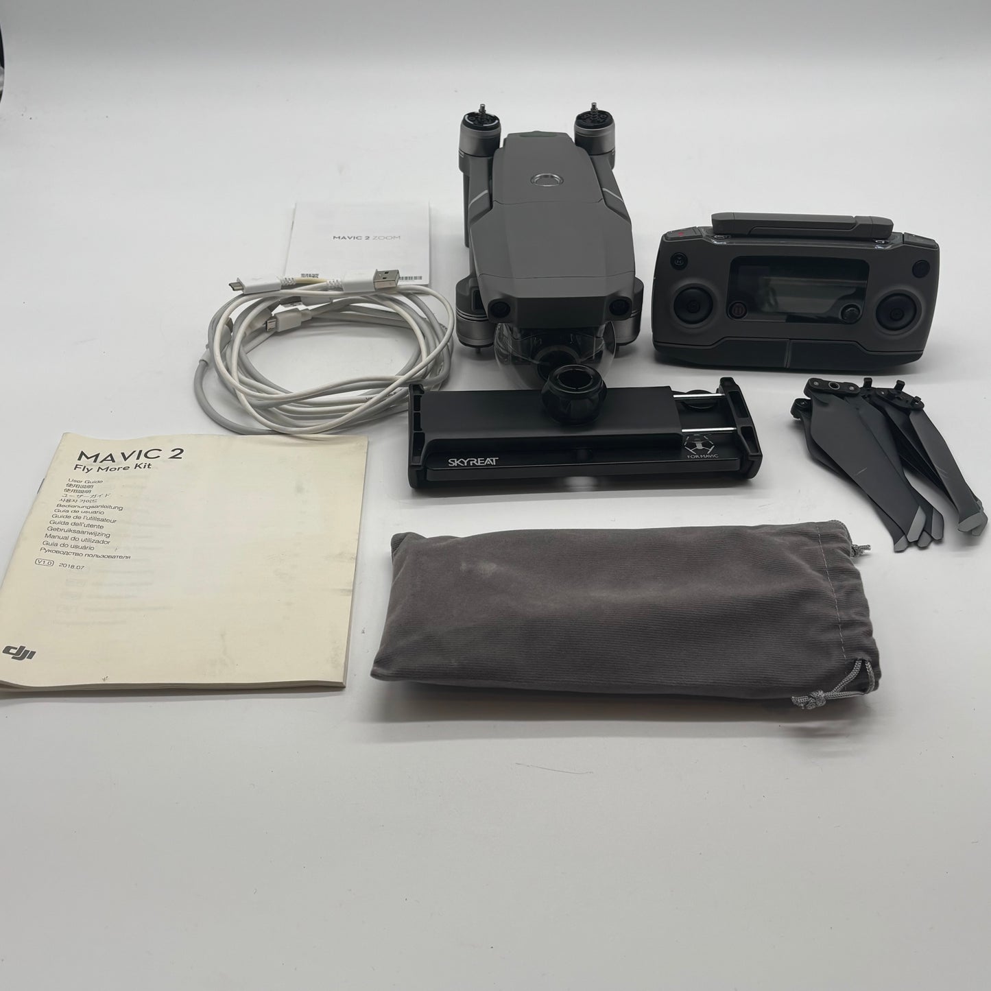 DJI Mavic 2 Zoom 4K Camera Drone Fly More Combo