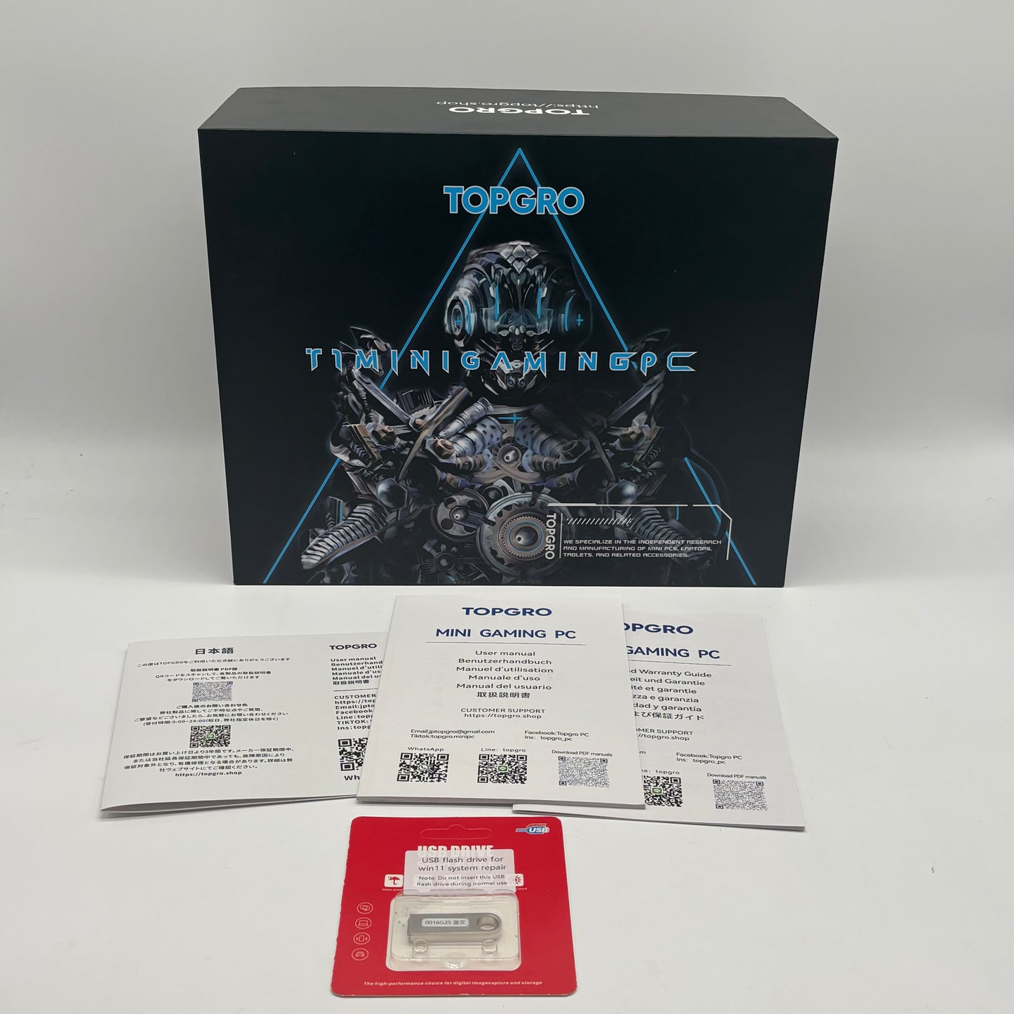 Topgro T1 I9-13900HK 32GB RAM 1TB SSD Nvidia GeForce RTX 4060 Mini PC