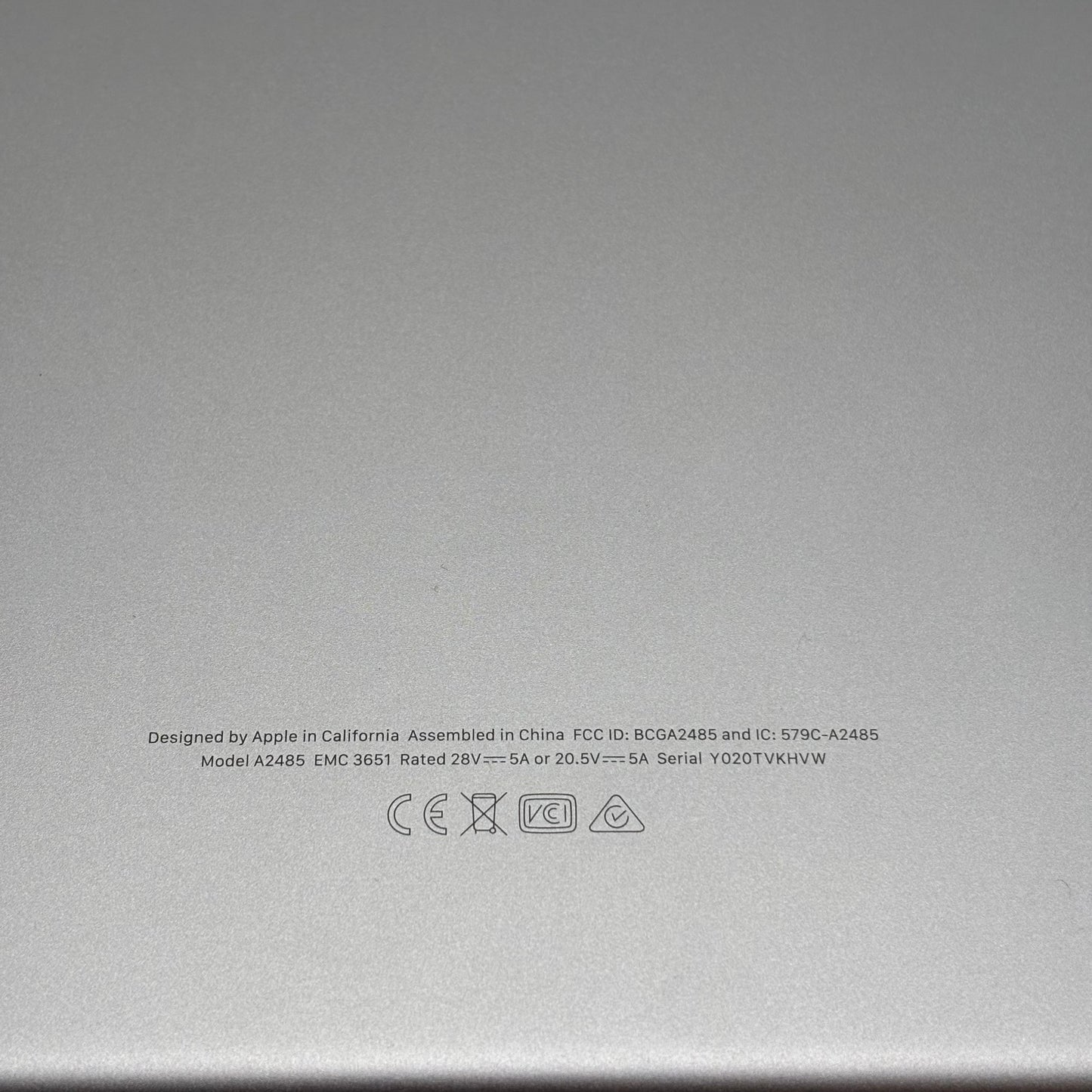 2021 Apple MacBook Pro 16" M1 Pro 16C GPU 3.2GHz 16GB RAM 512GB SSD A2485