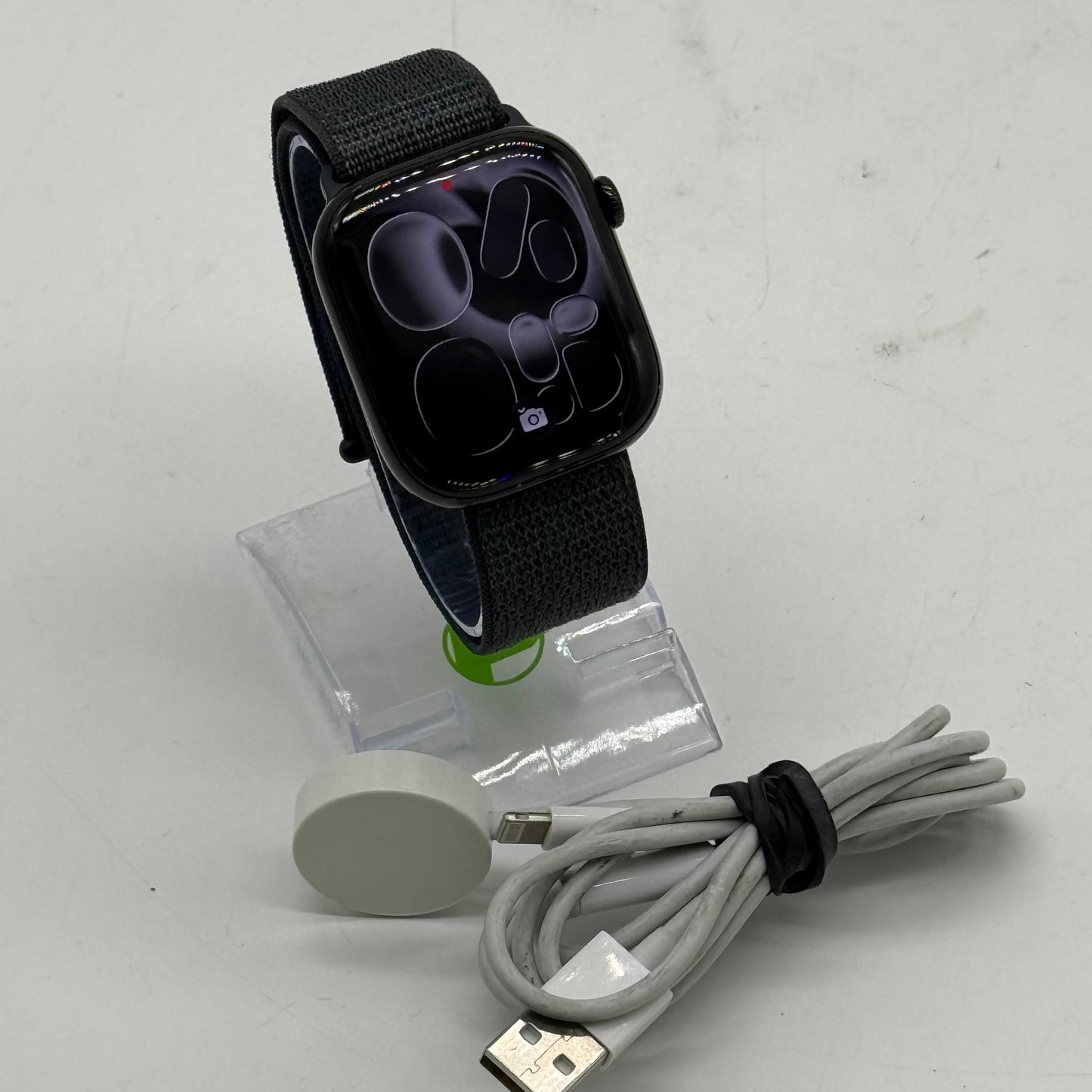 GPS Only Apple Watch Series 10 46MM Jet Black Aluminum Dark Gray Sport Loop