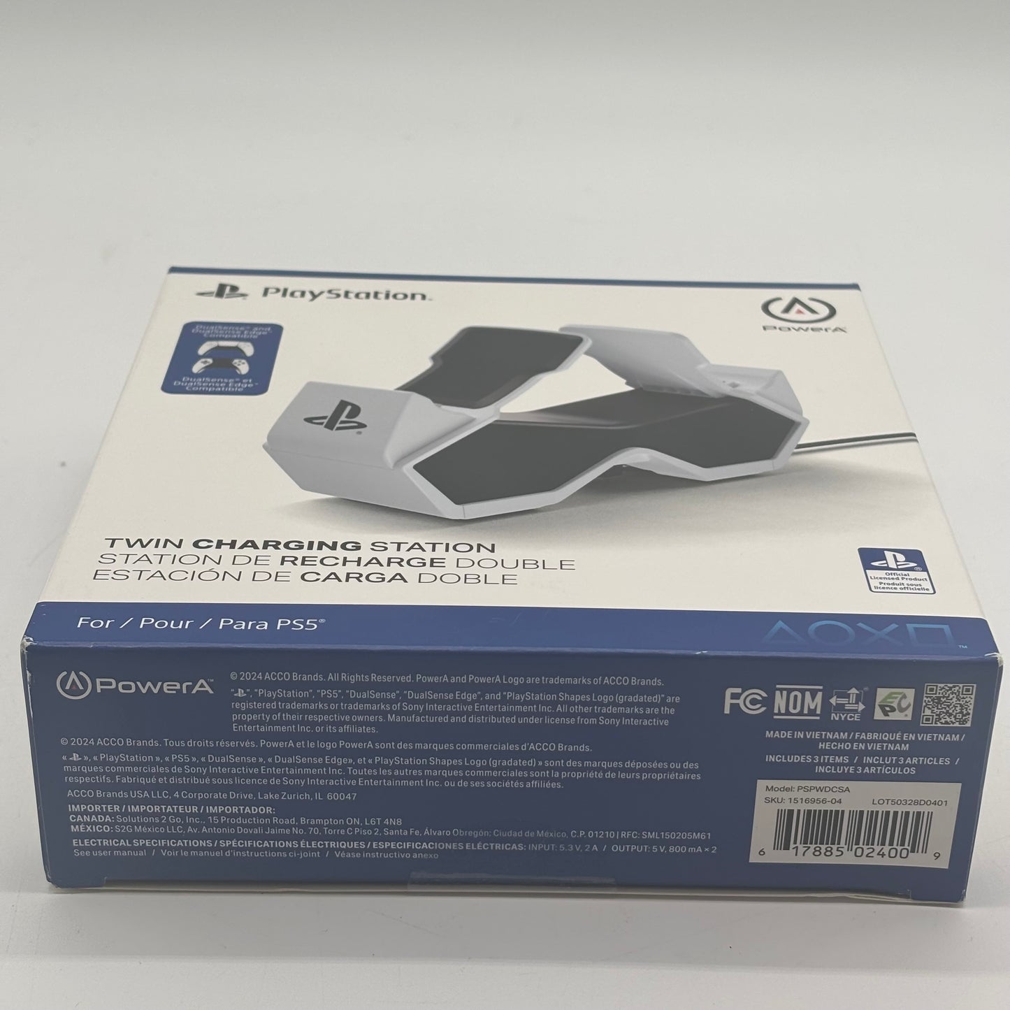 New PowerA Twin Charging Station For DualSense PS5 Controller