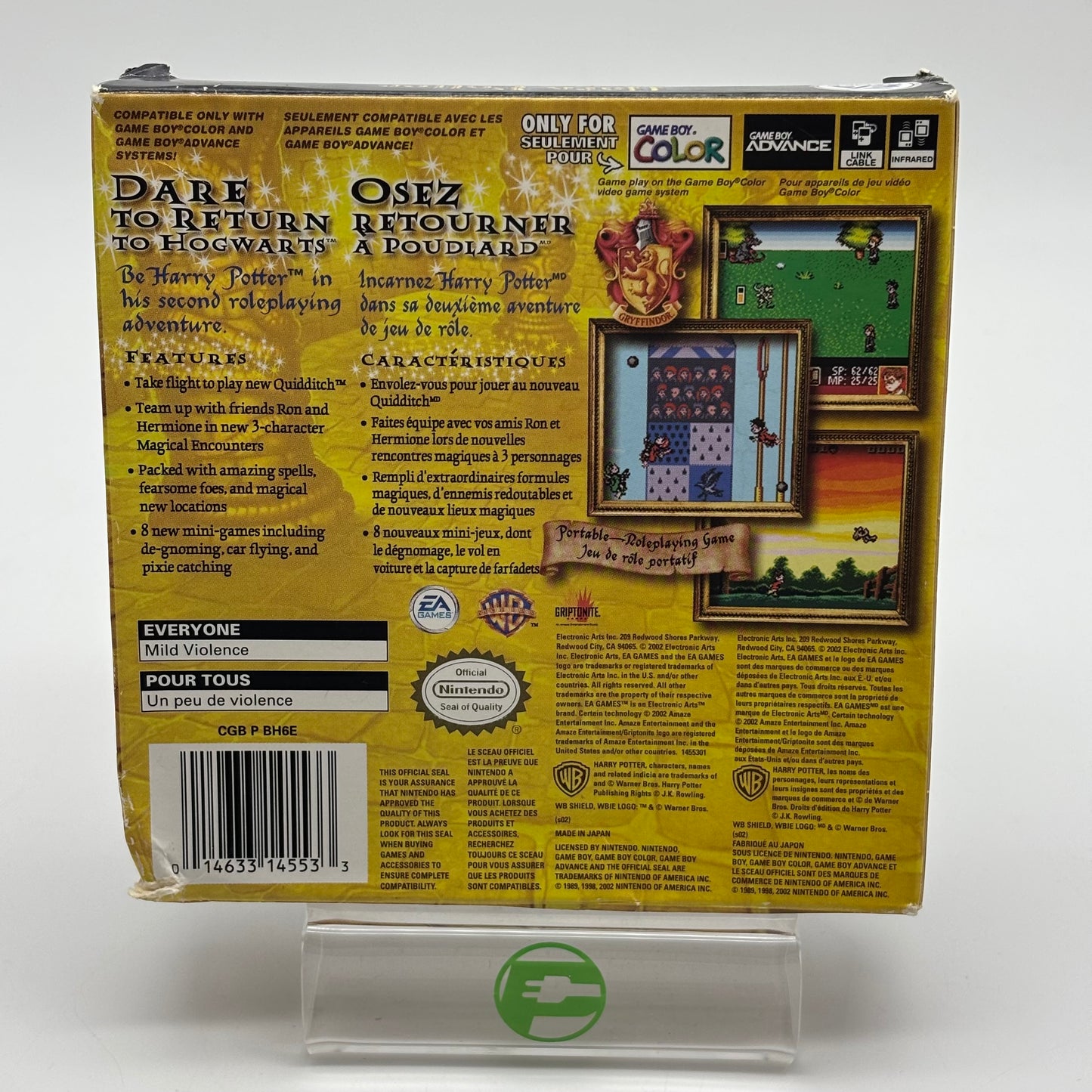 Harry Potter Chamber of Secrets (Nintendo GameBoy Color, 2002) Complete CIB