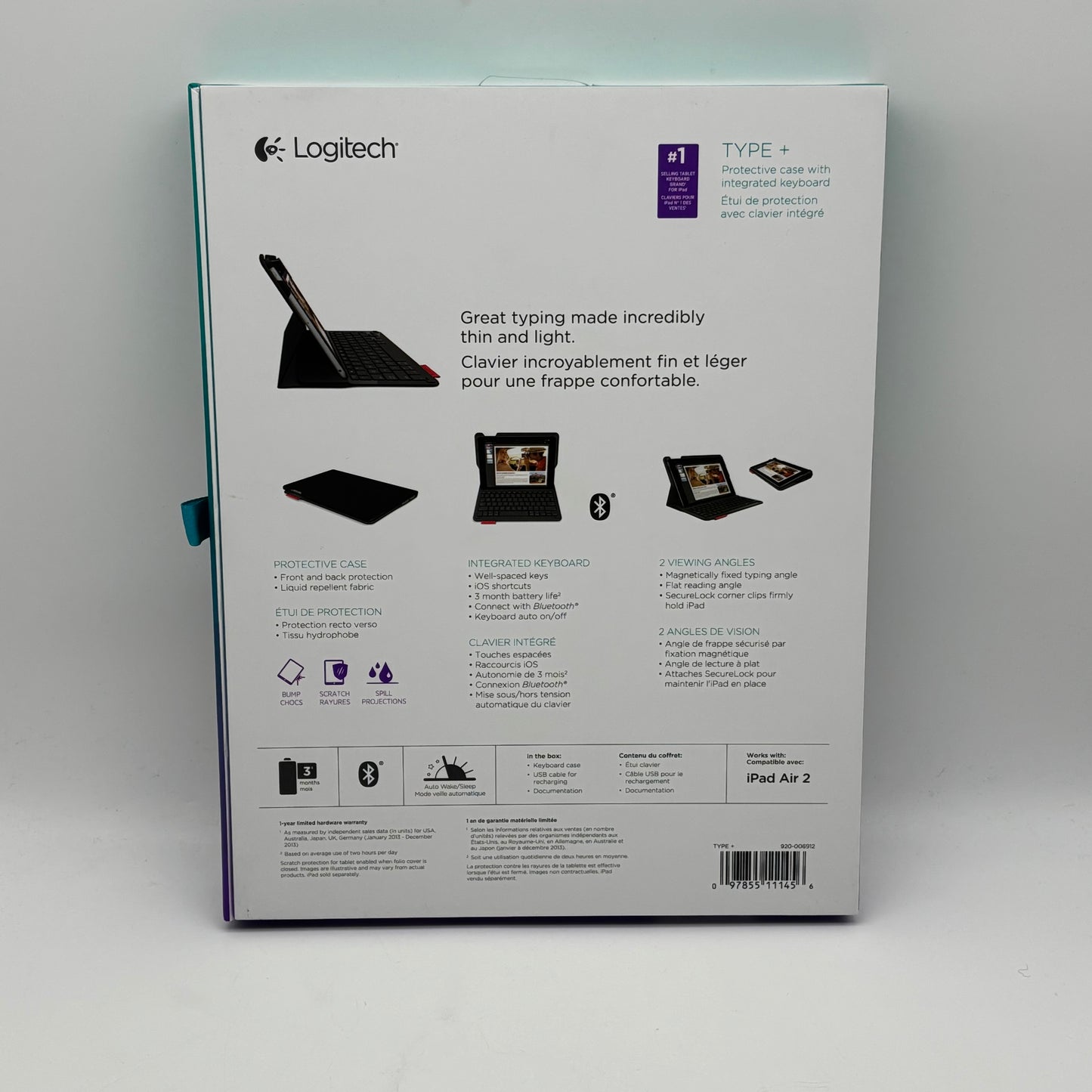 New Logitech Type + Keyboard Folio