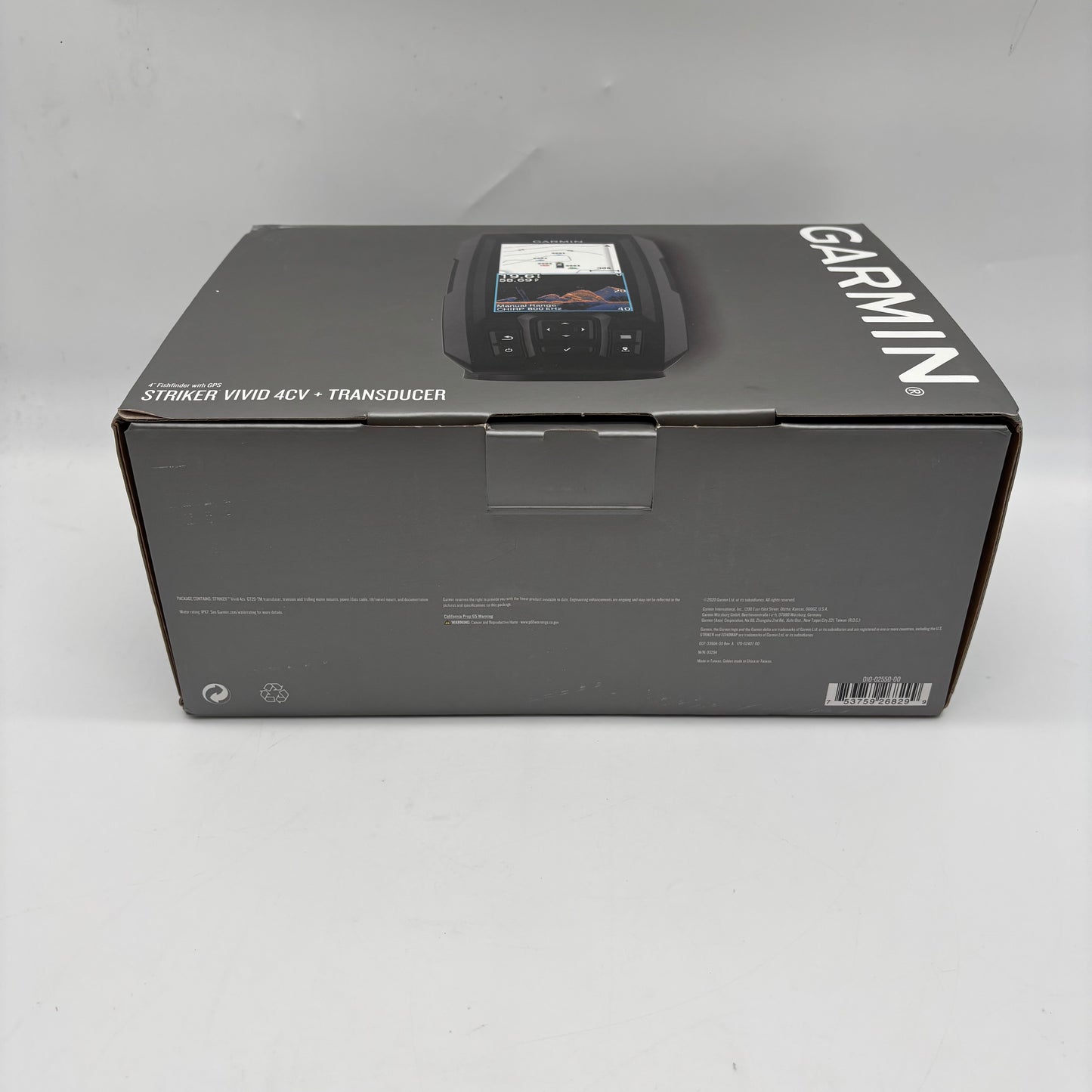 New Garmin Striker Vivid 4CV + Transducer GPS Fishfinder 6SP12836