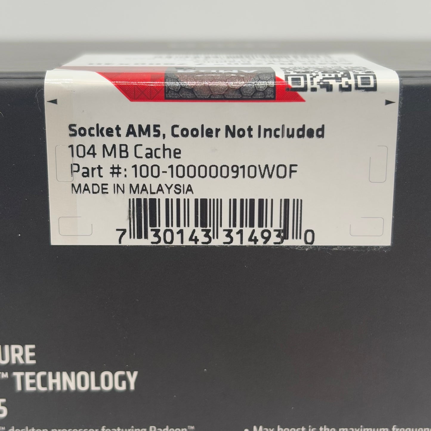 New AMD Ryzen 7 7800X3D 4.20GHz 8 Core 16 Thread AM5
