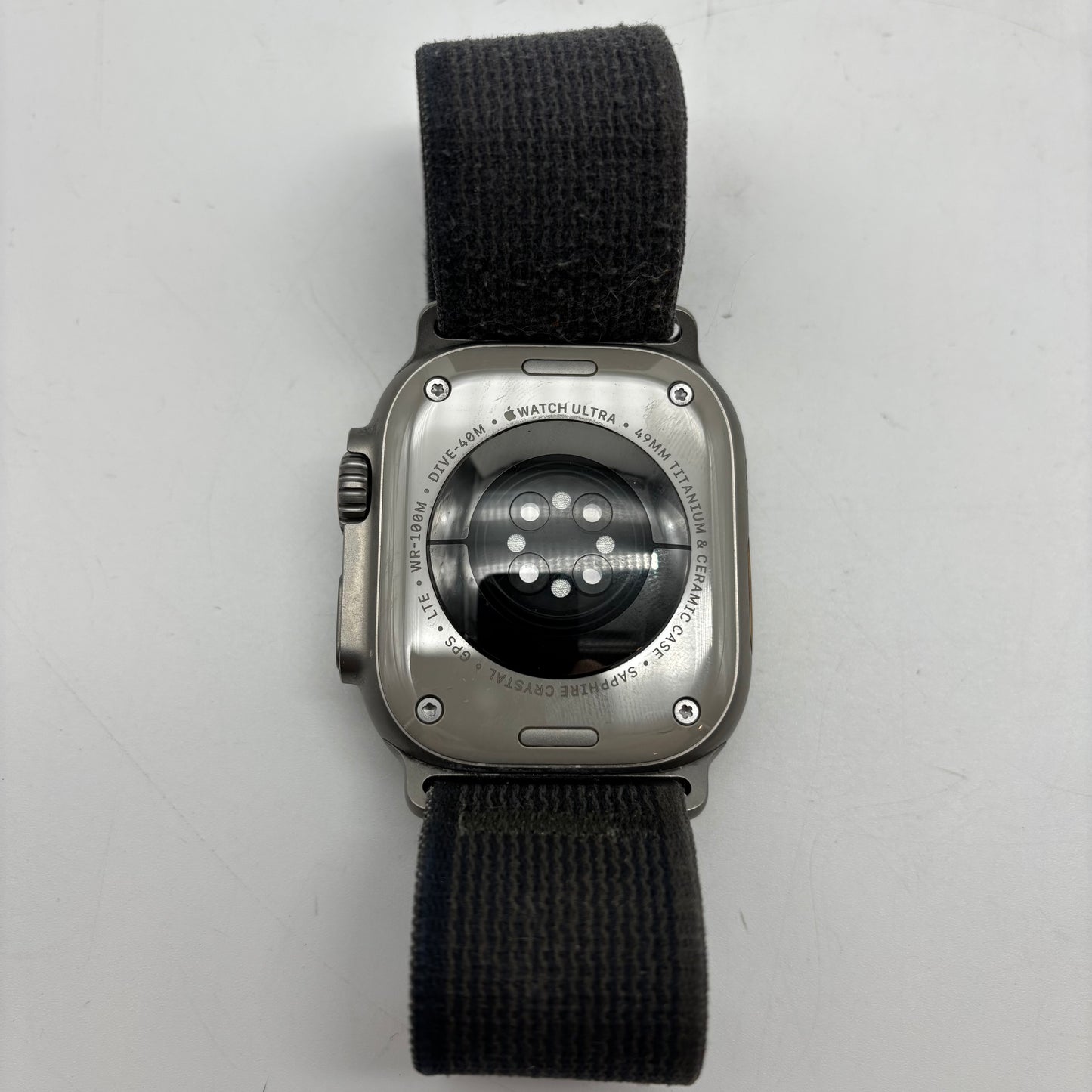 GPS Only Apple Watch Ultra 49MM Natural Titanium Grey Alpine Loop MQF53LL/A