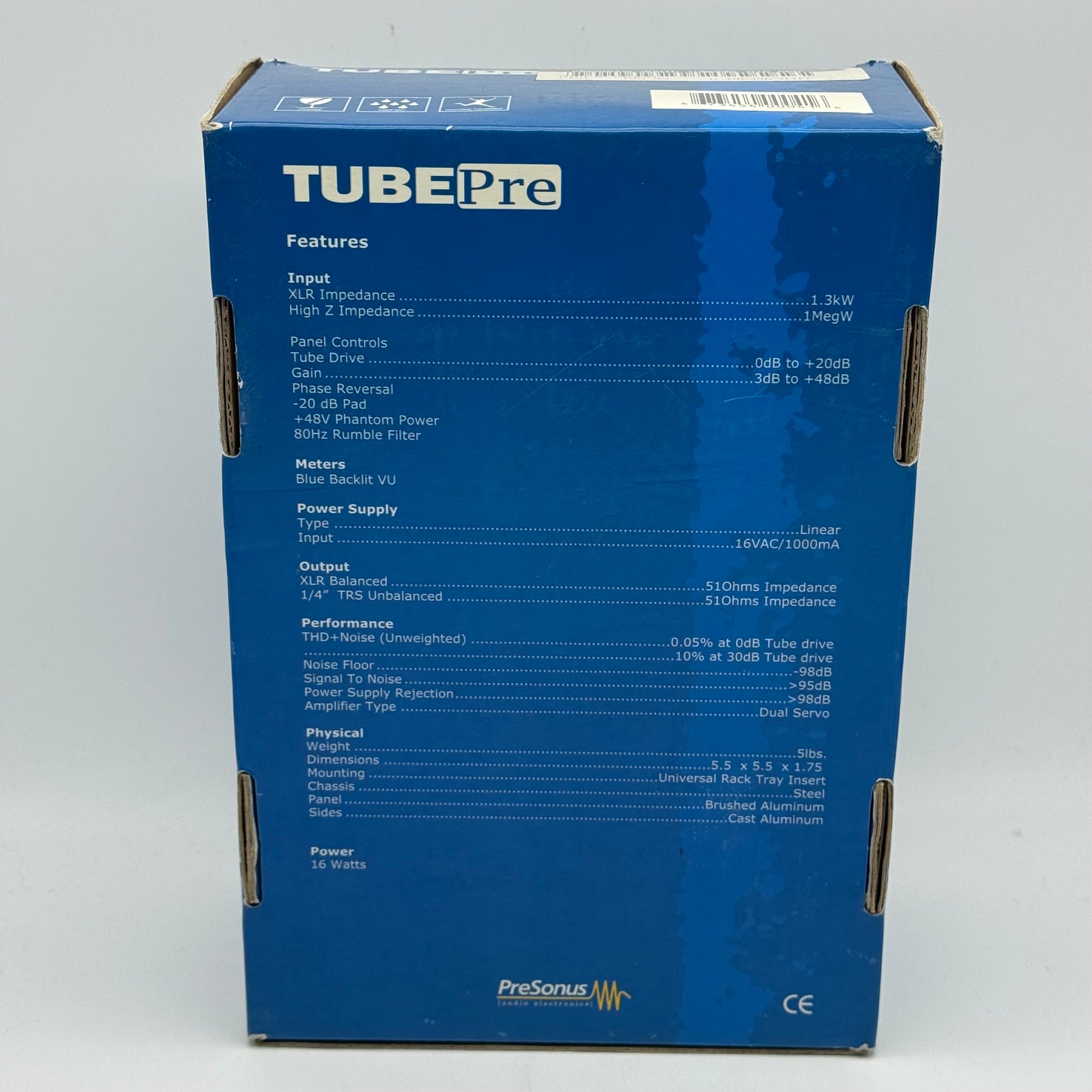 Presonus TubePre Microphone Instrument Tube PreAmp 9001P