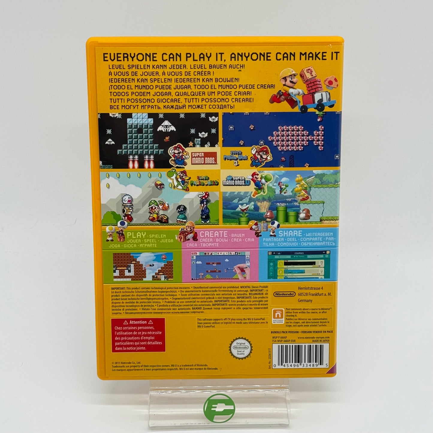 Super Mario Maker Artbook Bundle (Nintendo Wii U, 2015) PAL