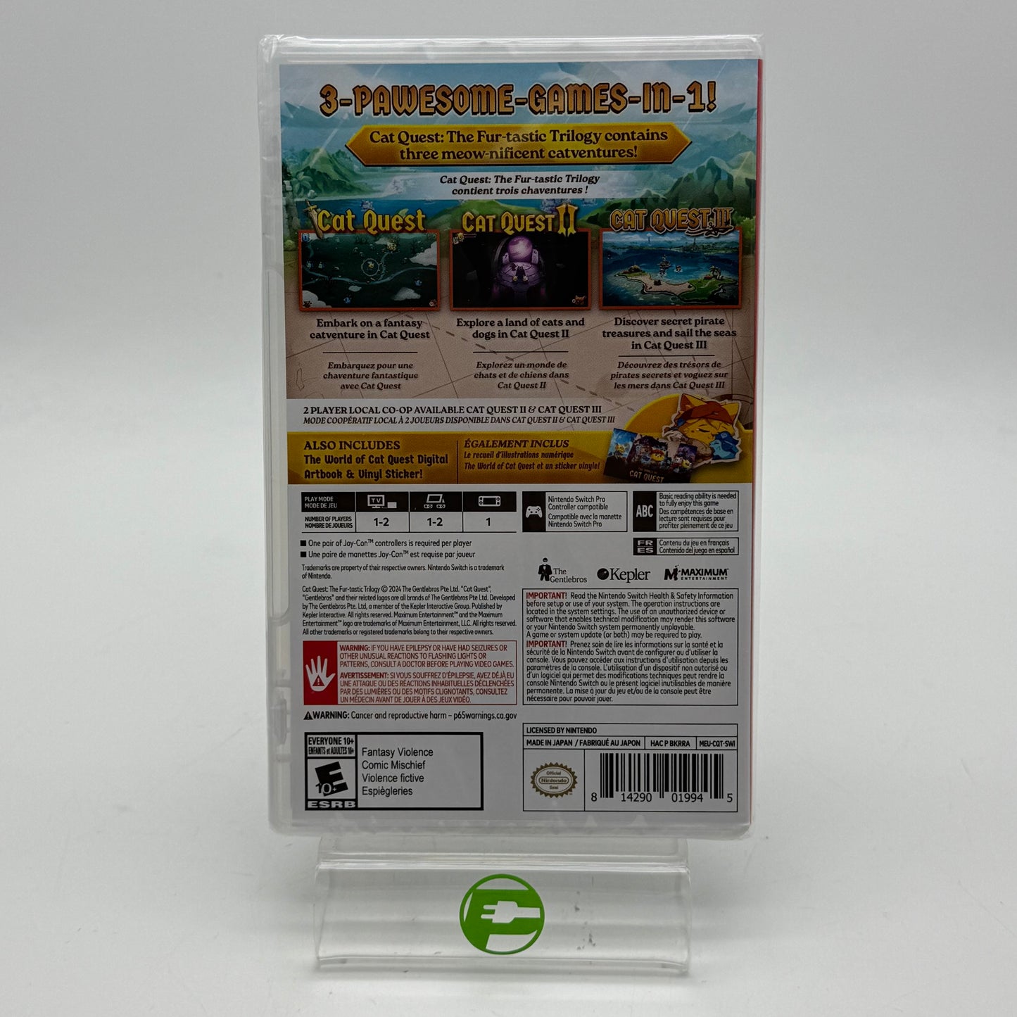 New Cat Quest The Fur-Tastic Trilogy (Nintendo Switch, 2024)