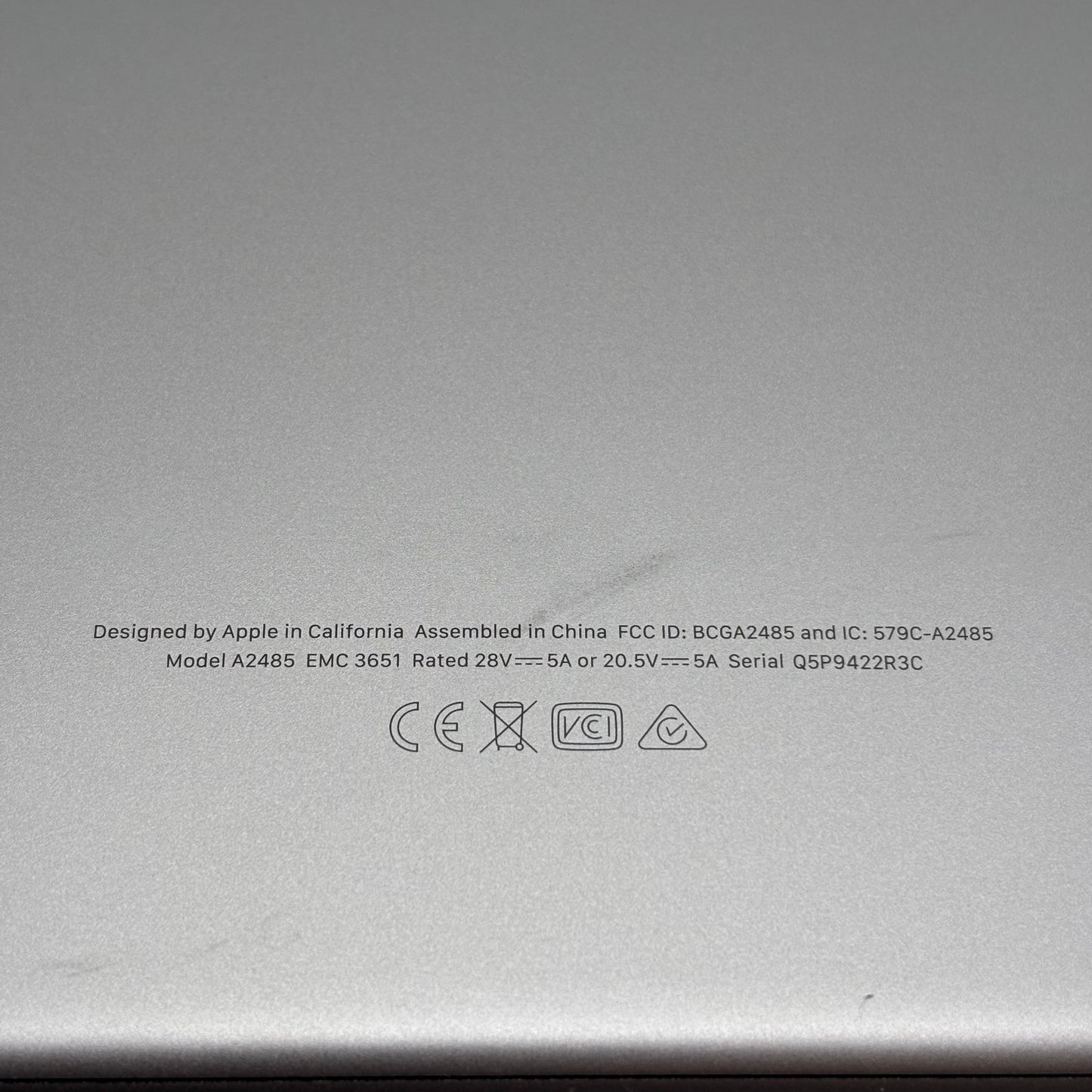 2021 Apple MacBook Pro 16" M1 Pro 16C GPU 3.2GHz 16GB RAM 512GB SSD A2485