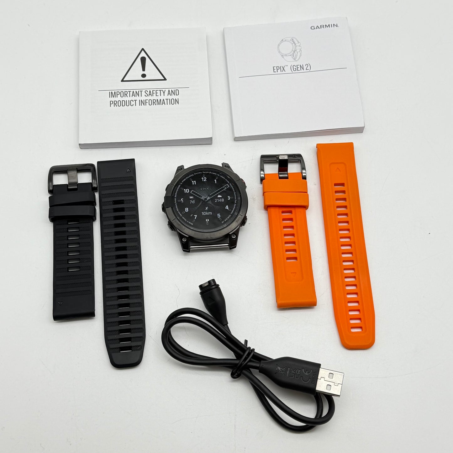 Garmin Epix Gen 2 Titanium Sapphire Edition 47mm AMOLED Smart Watch