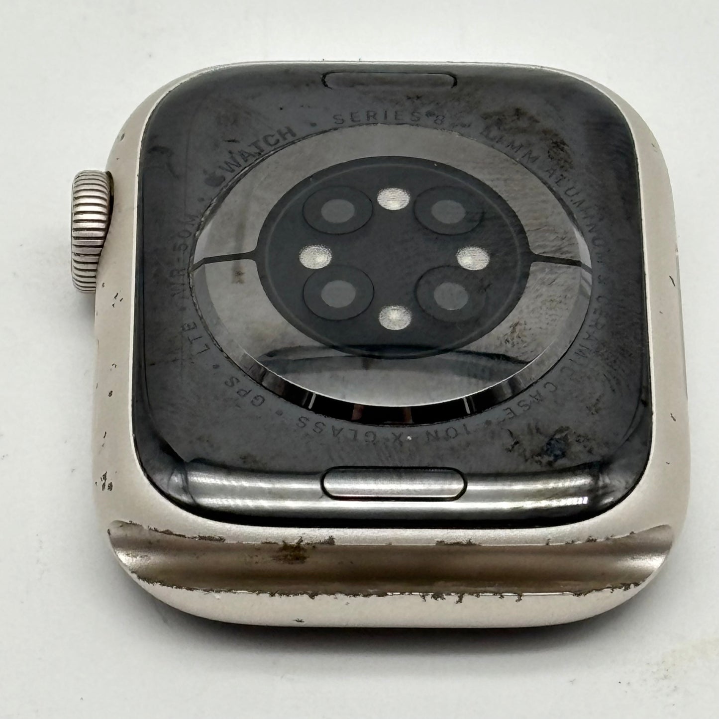 Unlocked Apple Watch Series 8 41MM Silver Aluminum Face Only