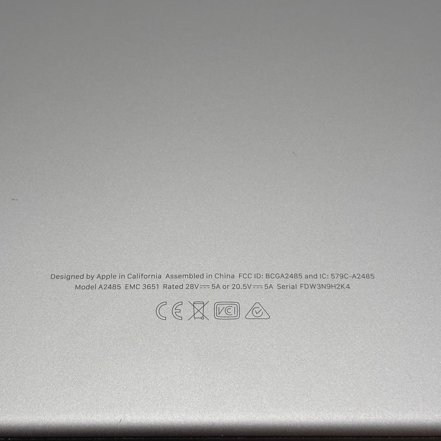 2021 Apple MacBook Pro 16" M1 Pro 16C GPU 3.2GHz 16GB RAM 512GB SSD A2485
