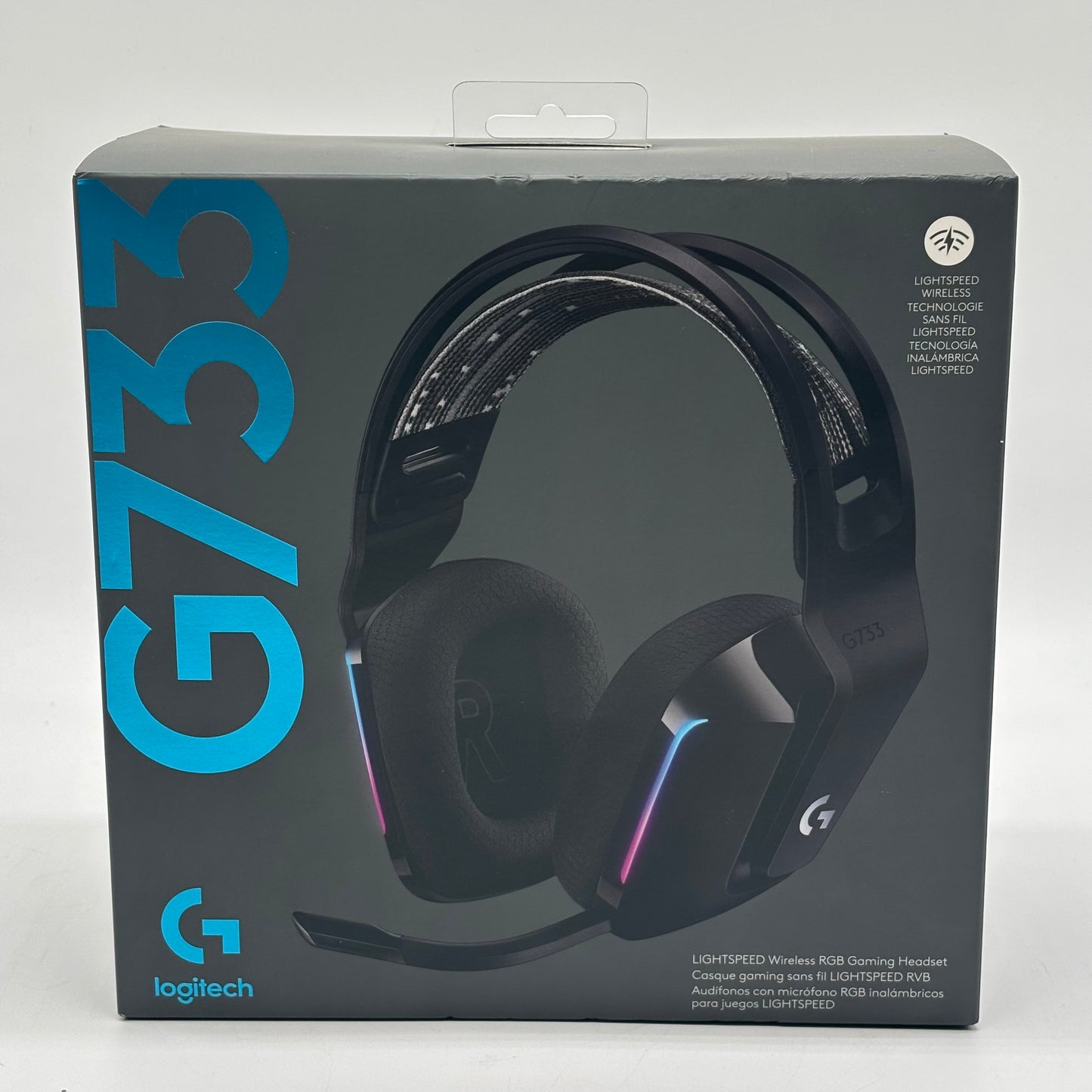 New Logitech G733 Lightspeed Wireless RGB Gaming Headset Black A00178