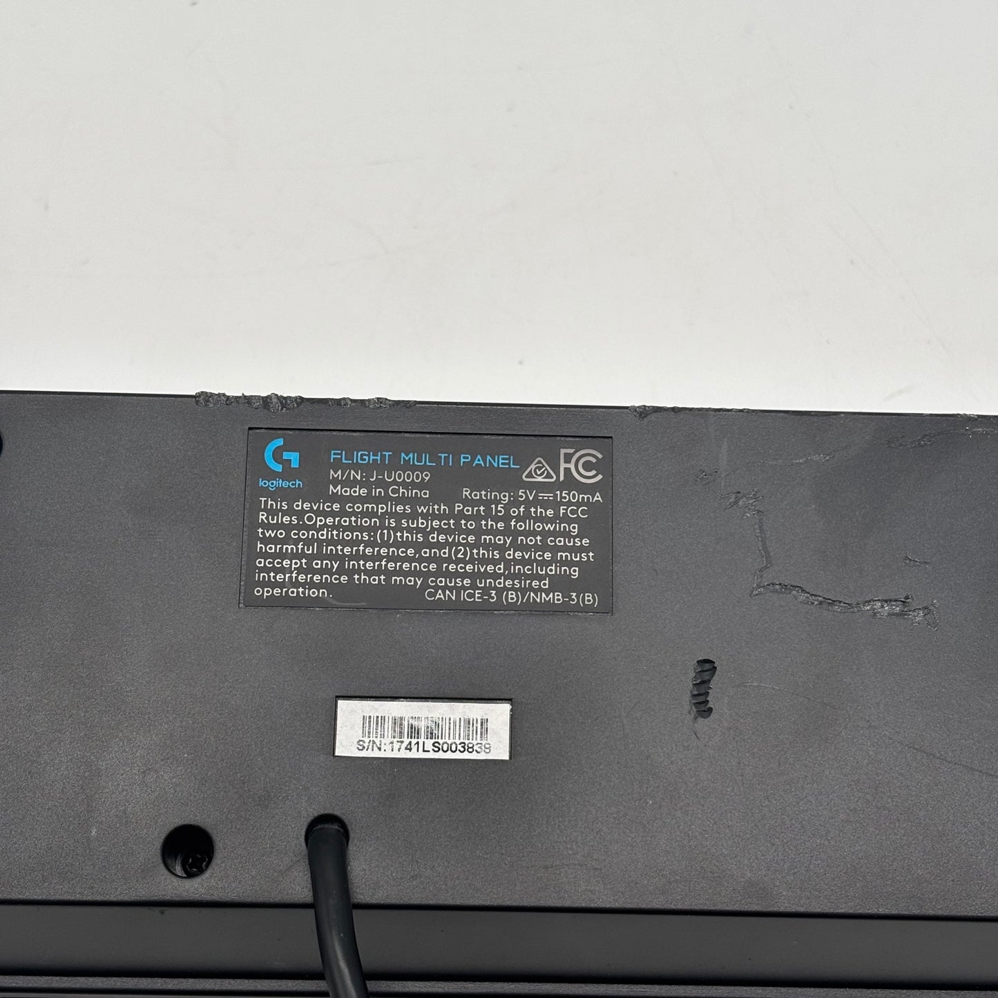 Logitech Flight Multi Panel for Flight Simulator J-U0009