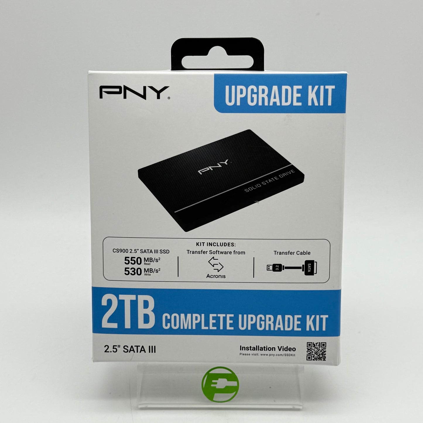 New PNY 2.5" CS900 2TB SATA III SSD SSD7CS900-2TBKIT-RB Upgrade Kit
