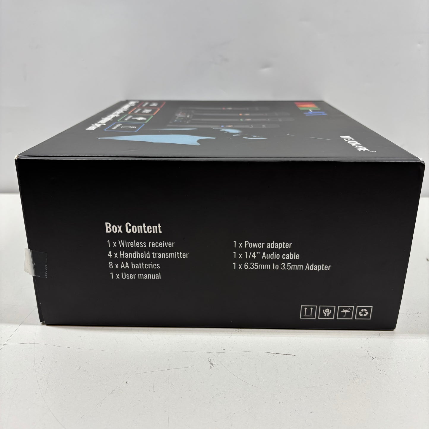 New Melonare MWM-41 50Hz-15KHz Quad-Channel Wireless Microphone System