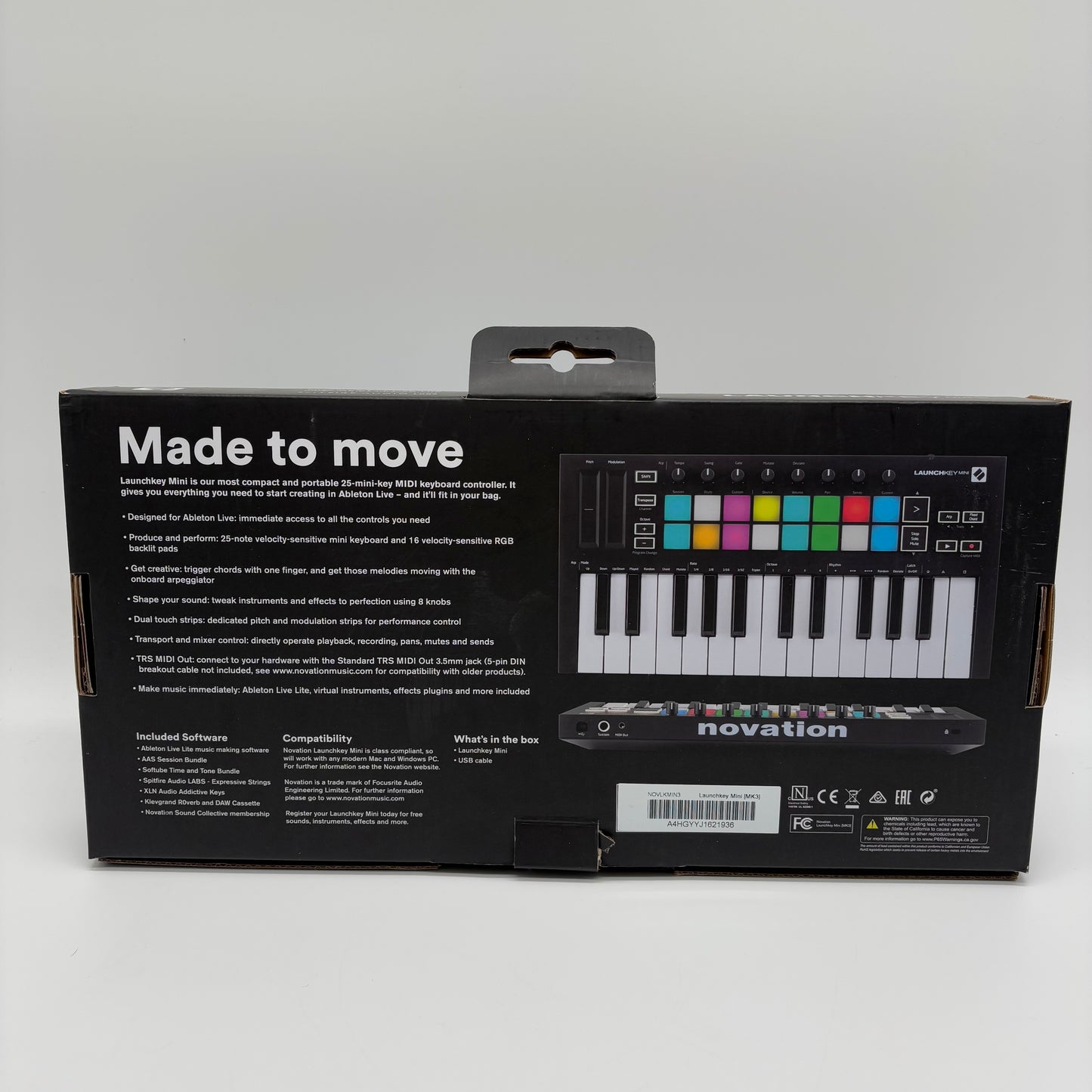 Launchkey MKS Mini Keyboard NOVLKMIN3