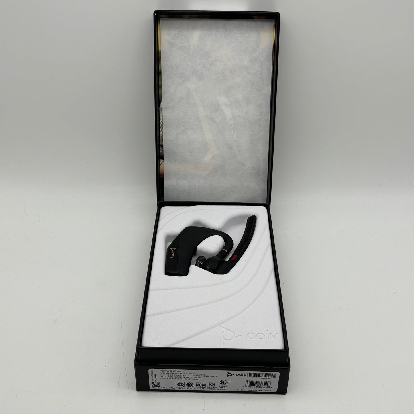 Poly Voyager Legend 50 Lightweight Professional Headset Black VL 50 HS WW