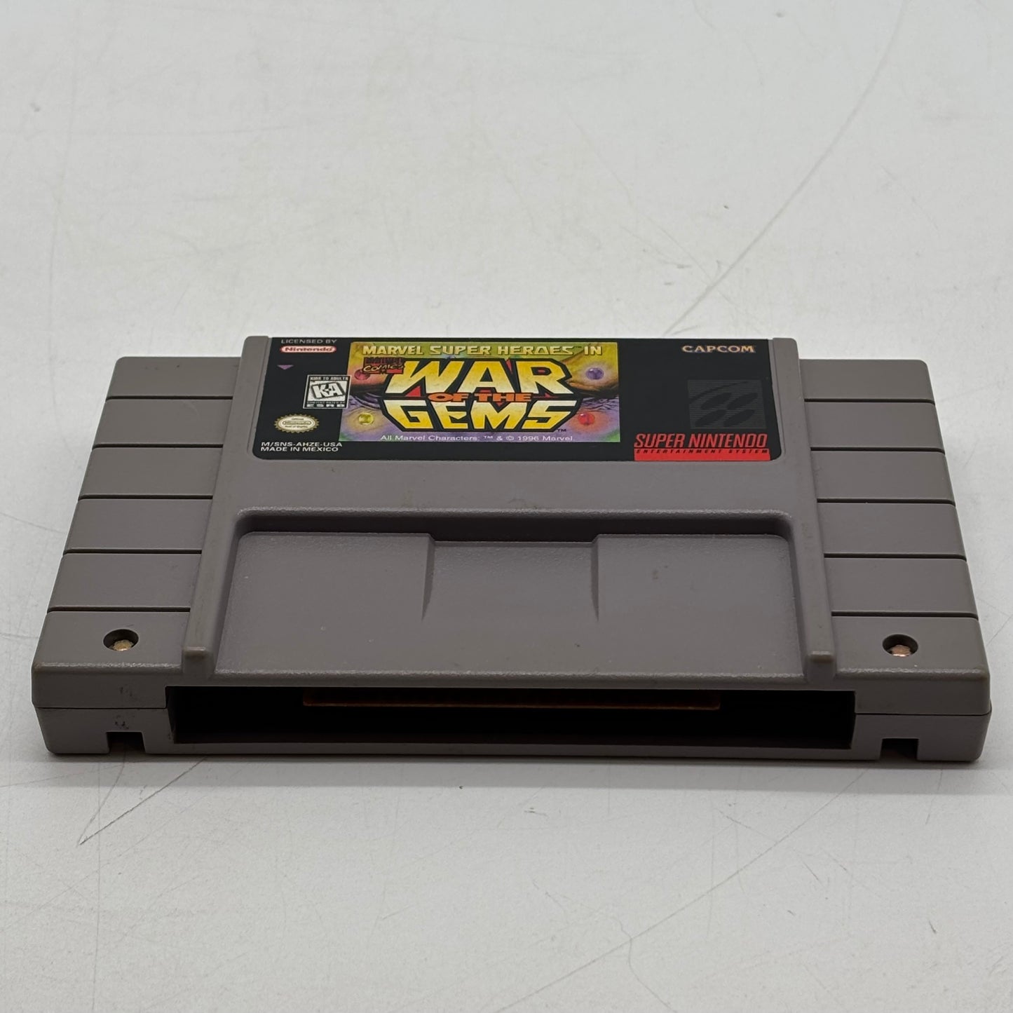 Marvel Super Heroes in War of the Gems (Super Nintendo SNES, 1996)