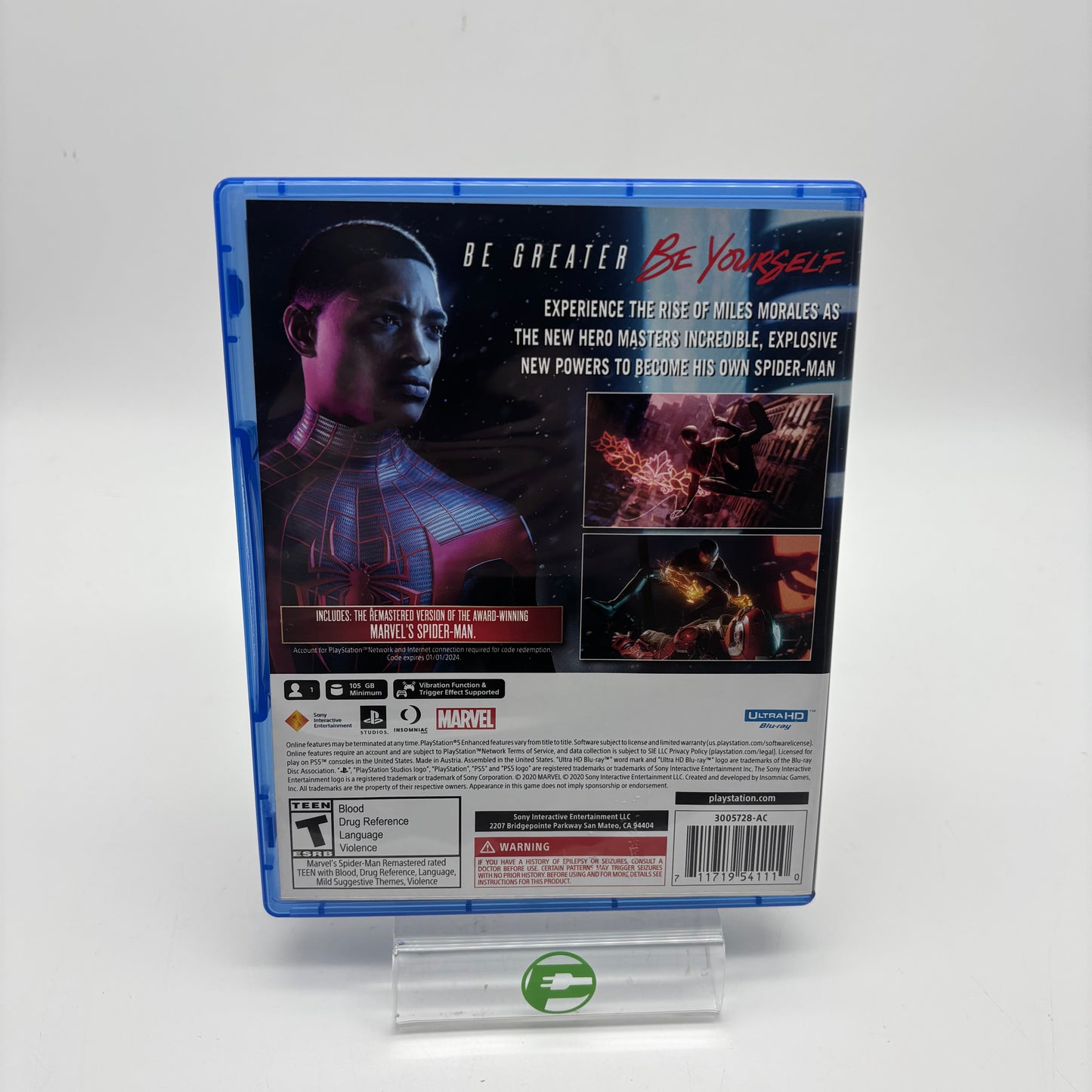 Spider-Man Miles Morales (Sony Playstation 5, 2020) Ultimate Launch Edition