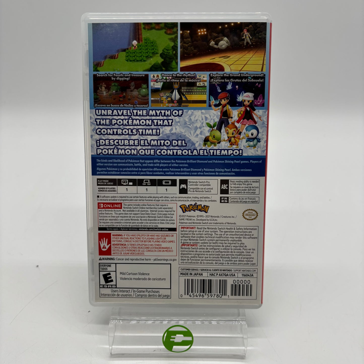 Pokemon Brilliant Diamond (Nintendo Switch, 2021)