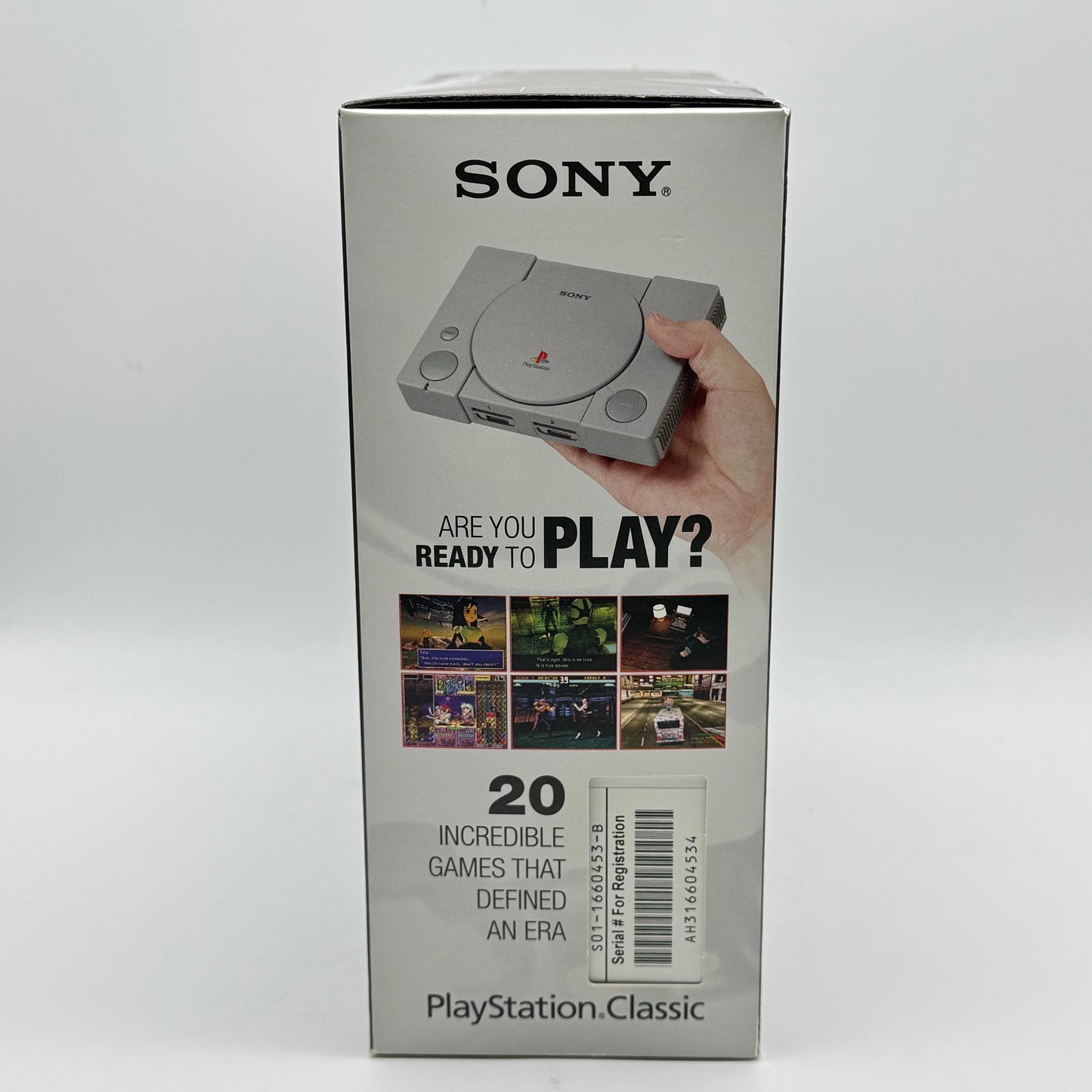 New Sony PlayStation Classic Gray Console Gaming System SCPH-1000R