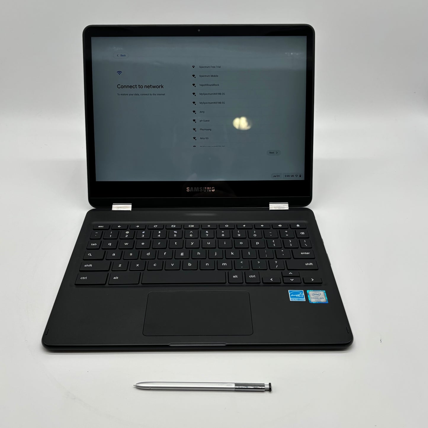Samsung Chromebook 3 XE510C24 12.3" Intel m3 2.2GHz 4GB RAM 32GB SSD