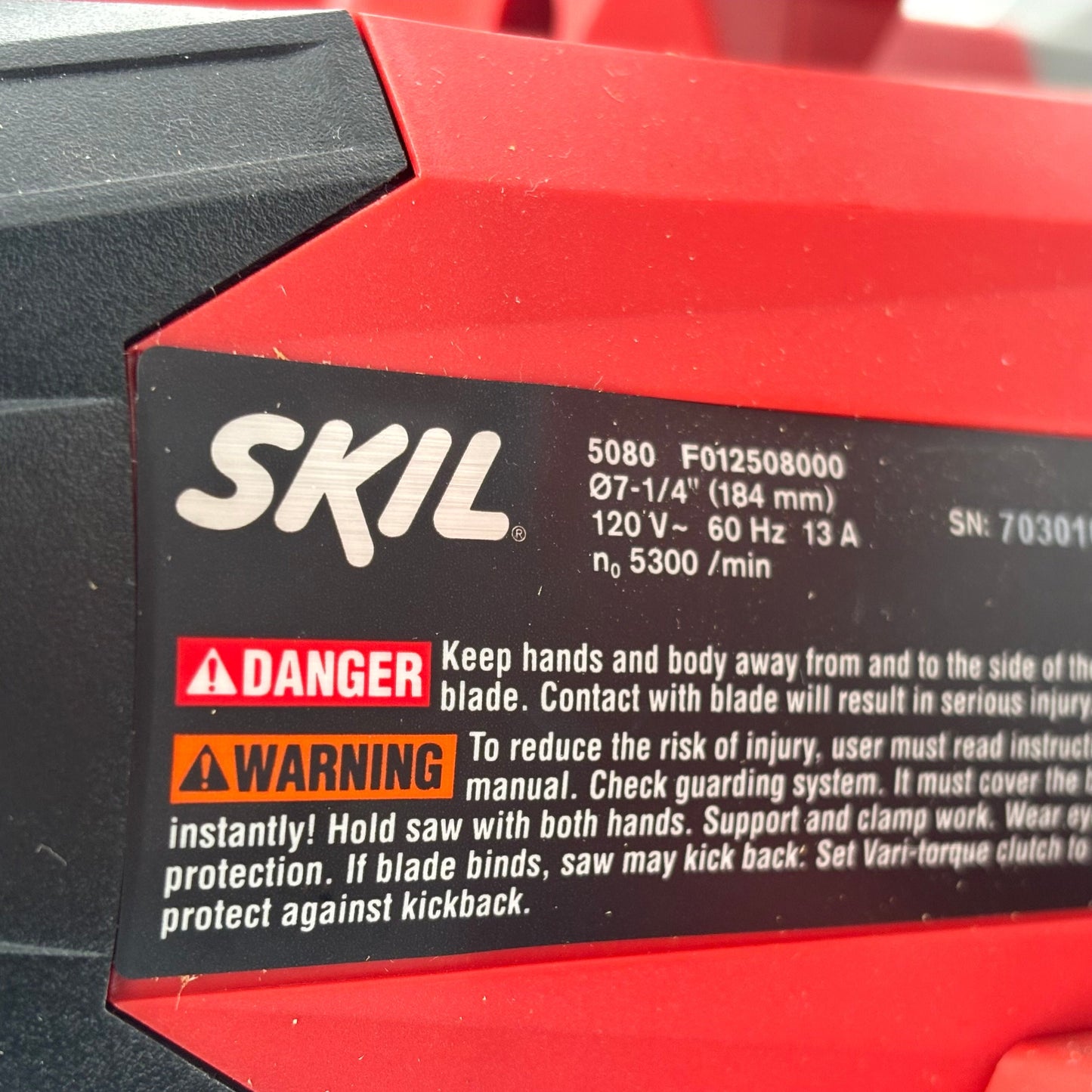 SKIL F012508000 120V 7-1/4in Circular Saw