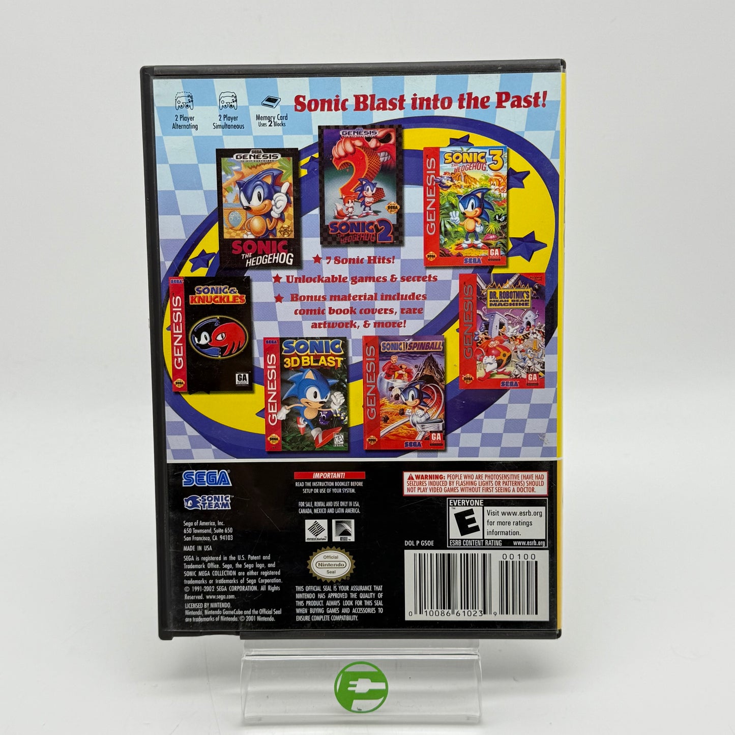 Sonic Mega Collection (Nintendo GameCube, 2002)
