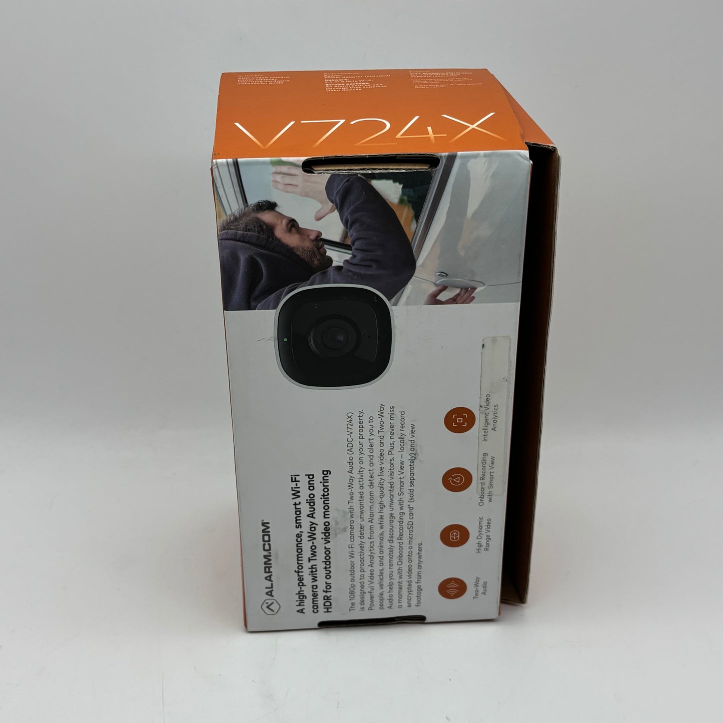 Alarm.com V724X 1080P Outdoor Wi-Fi Camera White ADC-V724X