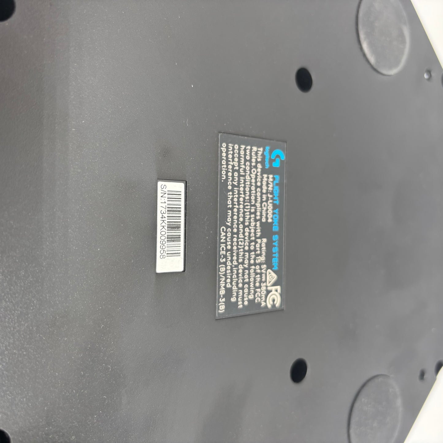 Logitech Flight Yoke System with Throttle for Flight Simulator J-U0004