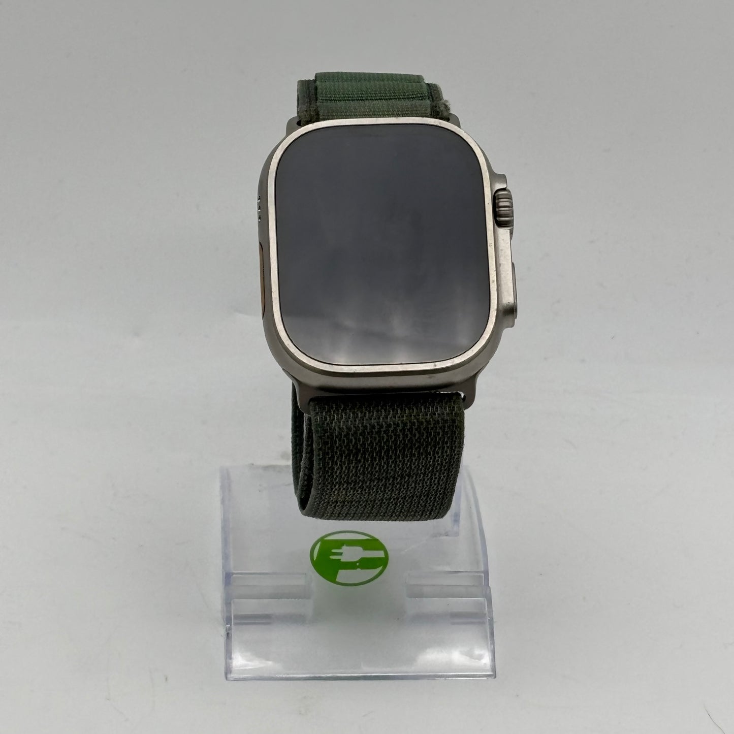 Unlocked Apple Watch Ultra 49MM Natural Titanium Green Alpine Loop MQEX3LL/A