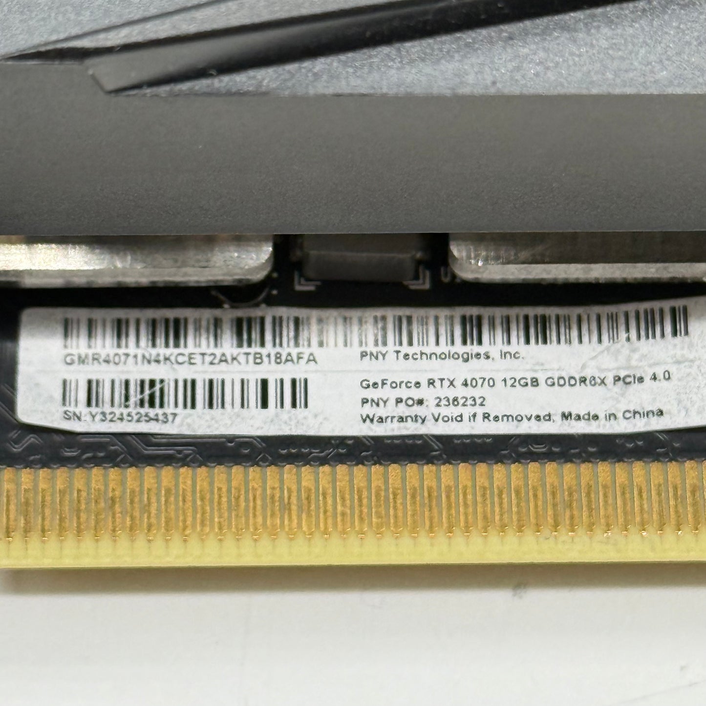 PNY GeForce RTX 4070 VERTO Dual Fan DLSS 3 12GB GDDR6X Graphics Card