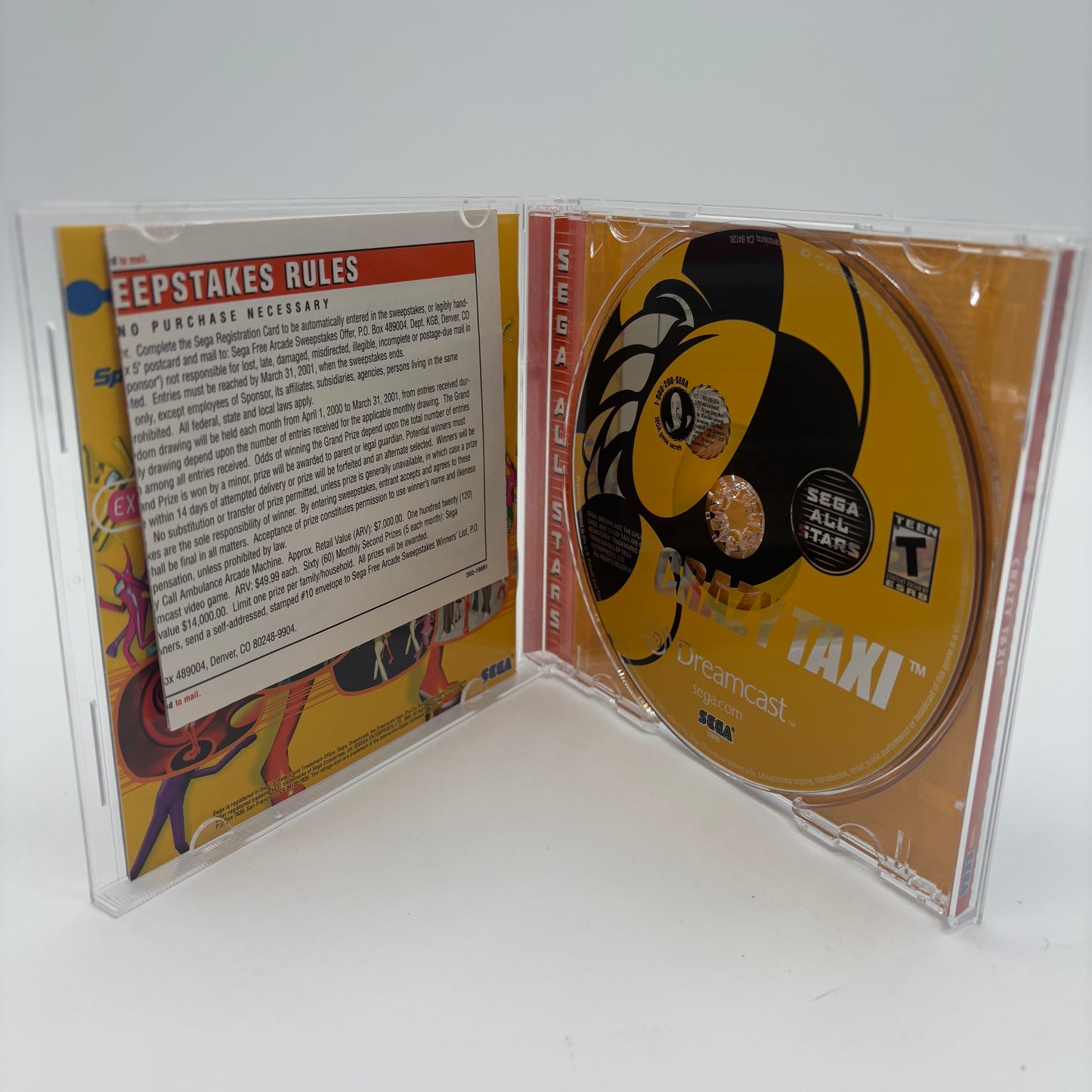 Crazy Taxi (Sega Dreamcast, 2000) Complete CIB