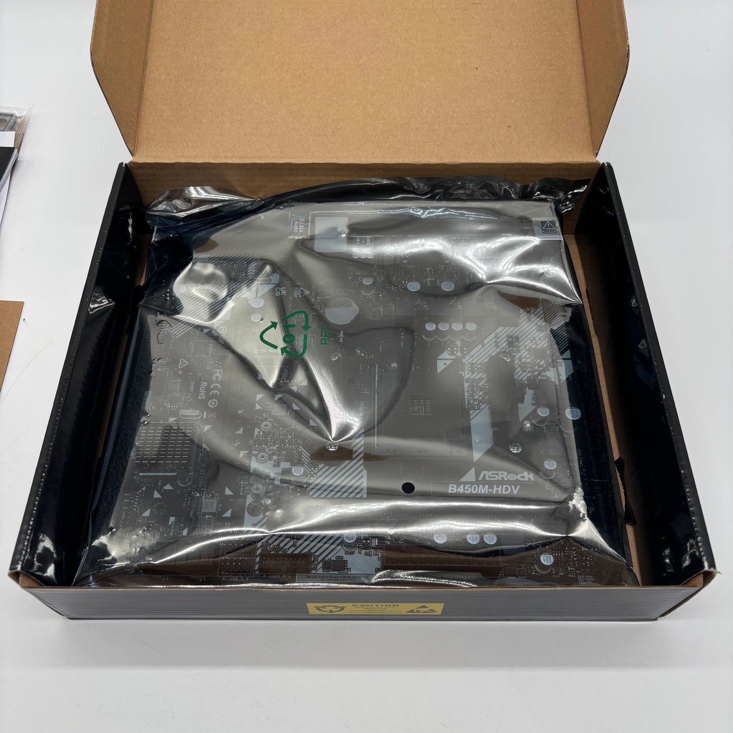 New AsRock B450M-HDV AMD AM4 MicroATX Motherboard
