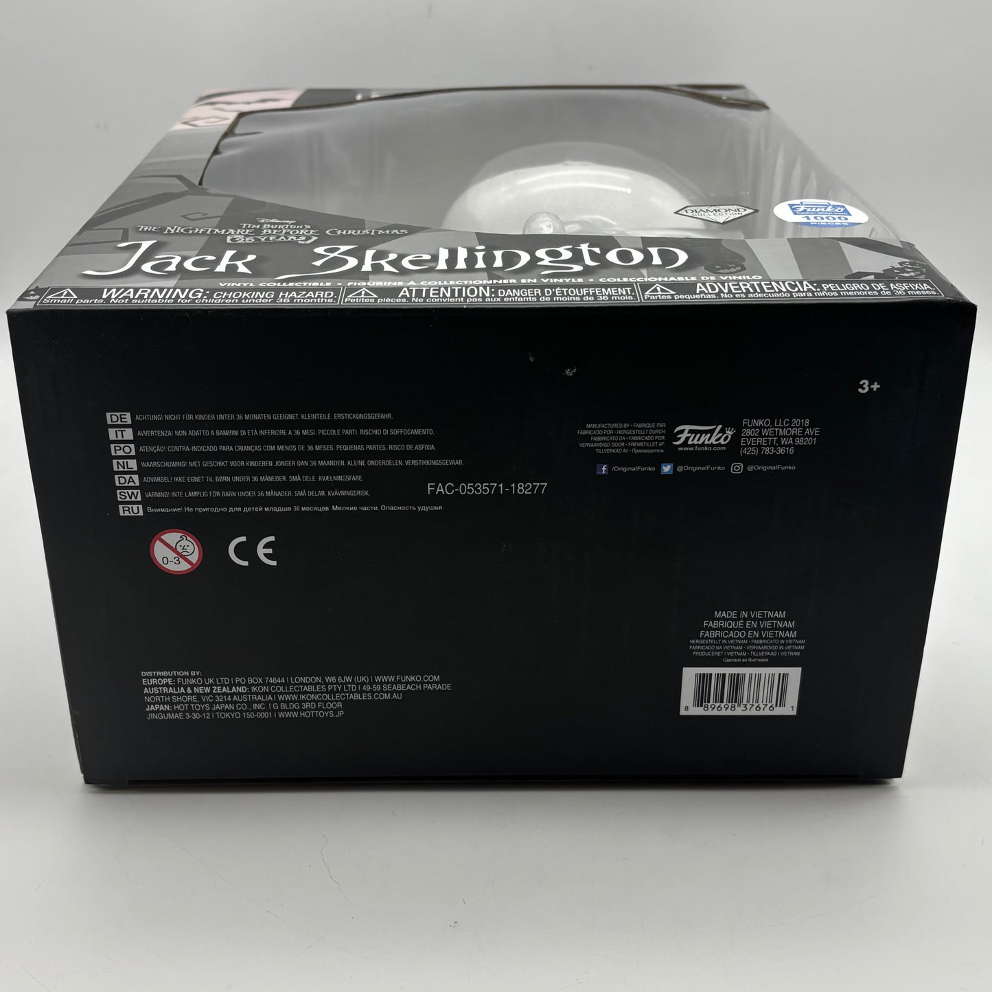 New Funko Jack Skellington Super Deluxe (LE 1000) Super Deluxe Funko
