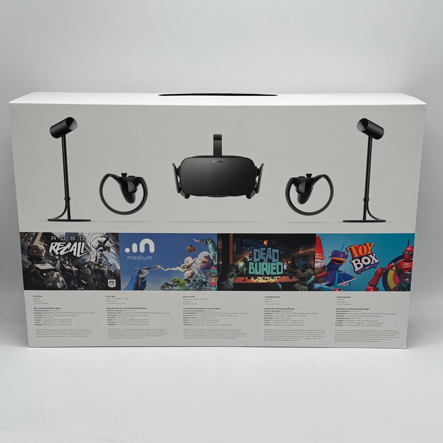 New Oculus Rift PC VR System HM-A TO-A 3P-A 340-01523-04