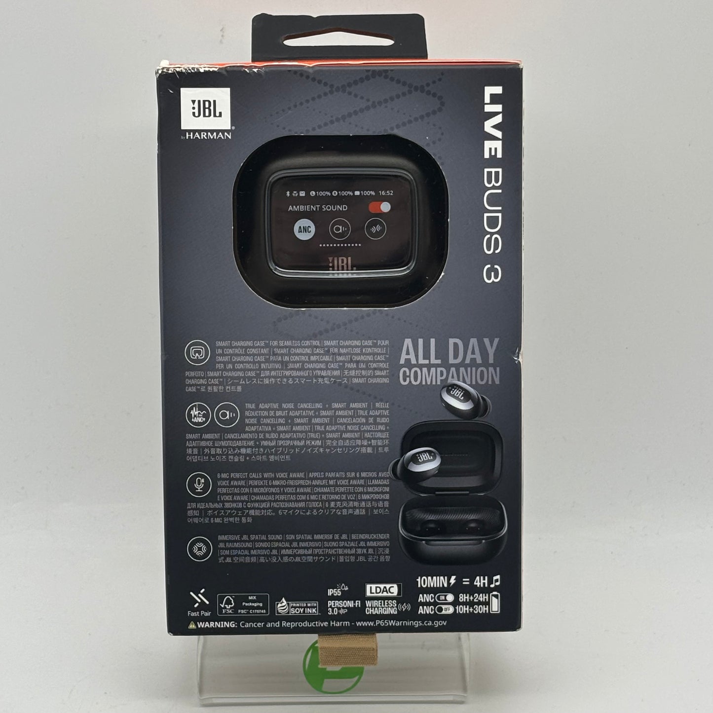 New JBL Live Buds 3 Wireless Active Noise Canceling Earbuds