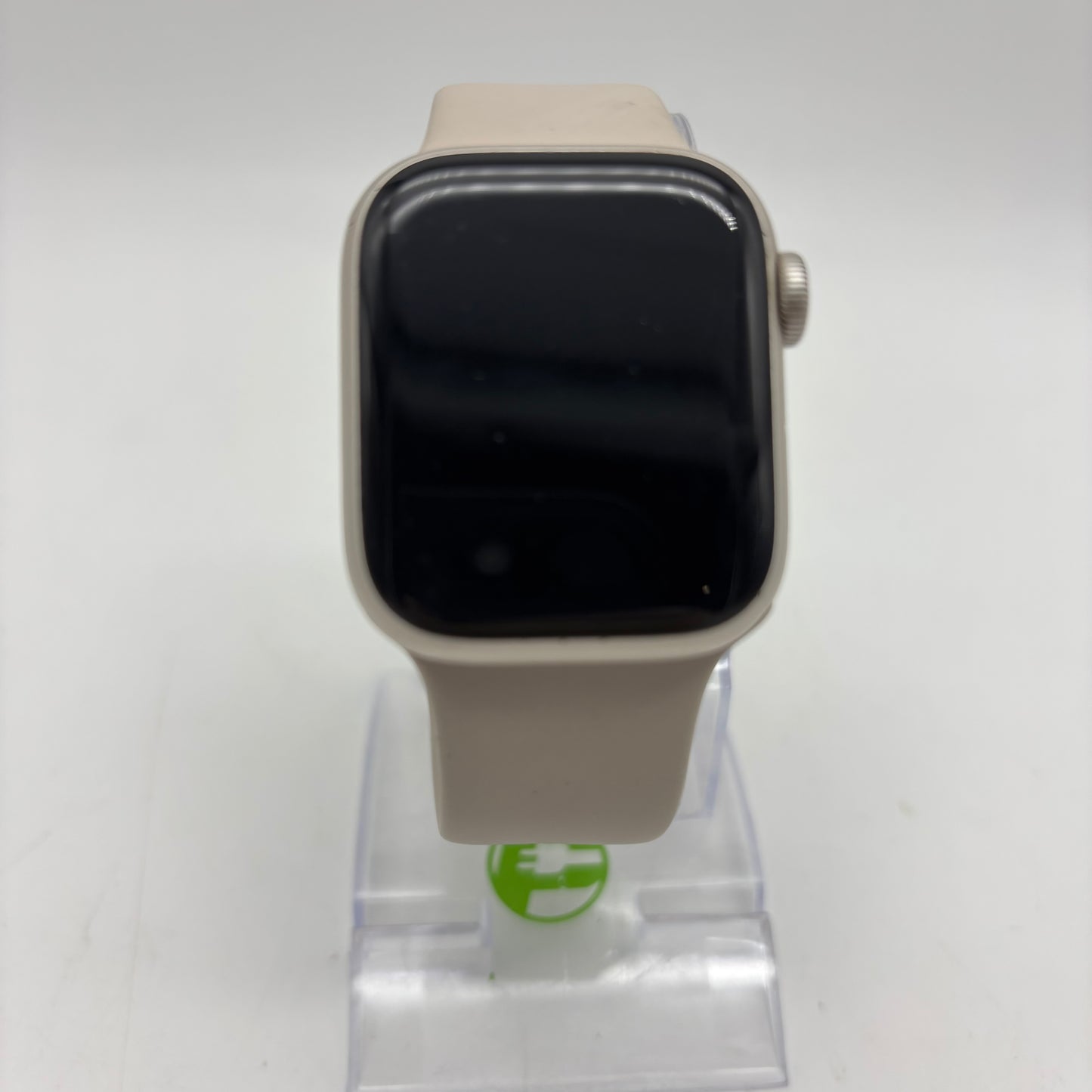Unlocked Apple Watch Series 7 41MM Silver Aluminum Starlight Sport Band