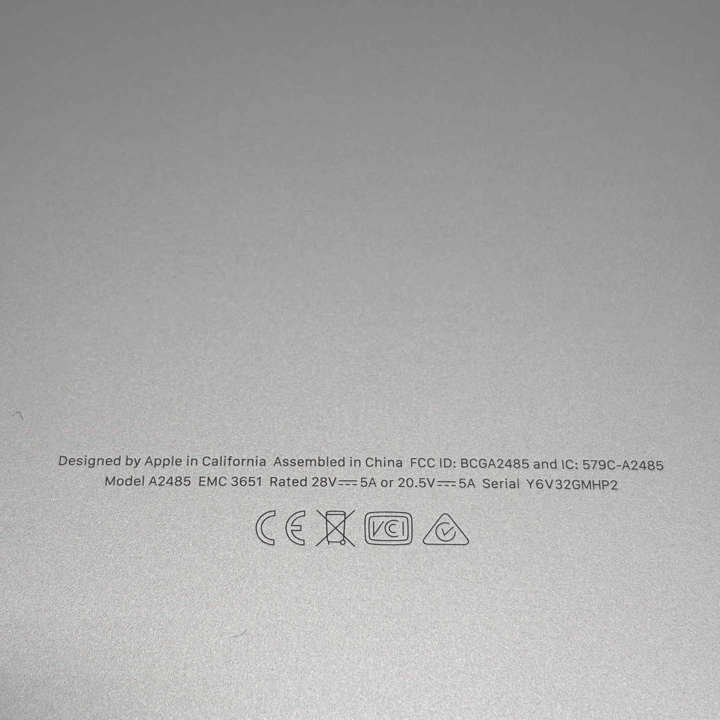 2021 Apple MacBook Pro 16" M1 Pro 16C GPU 3.2GHz 16GB RAM 512GB SSD A2485
