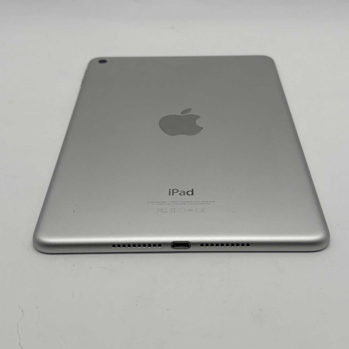 WiFi Only Apple iPad Mini 4th Gen 128GB 15.8.4 SILVER MK9P2LL/A