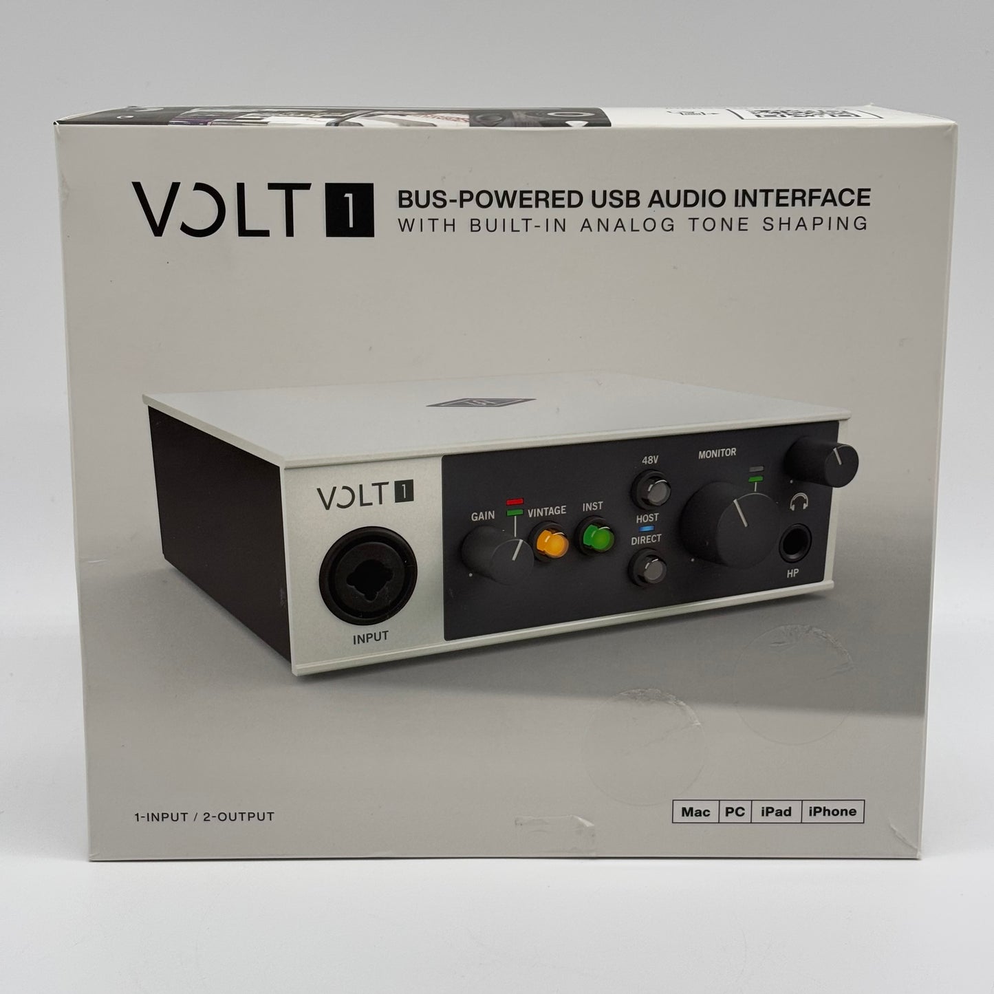 Volt USB Audio Interface BUS-Powered w/ Built in Analog Tone Shaping